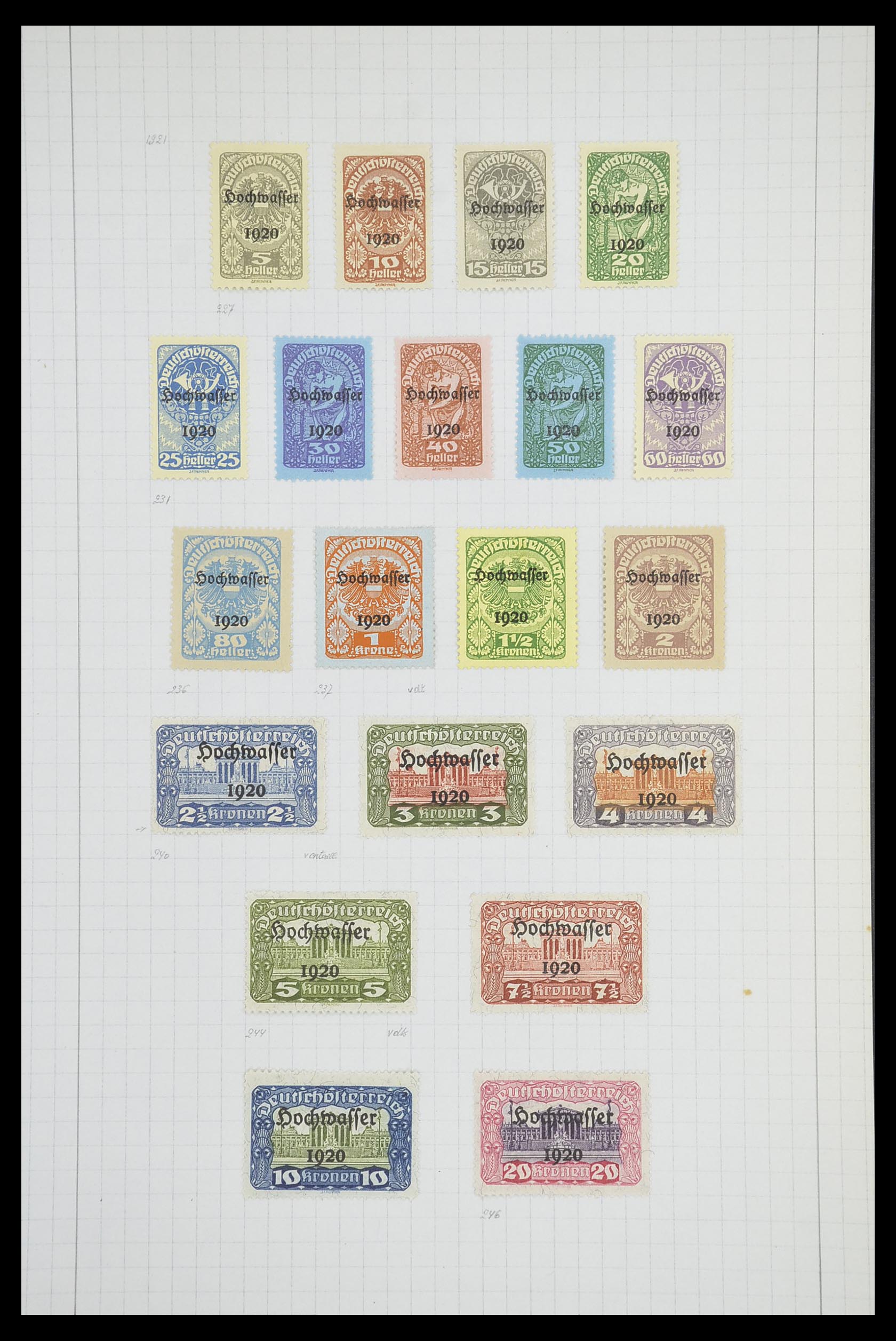 33901 032 - Postzegelverzameling 33901 Oostenrijk en gebieden 1850-1965.