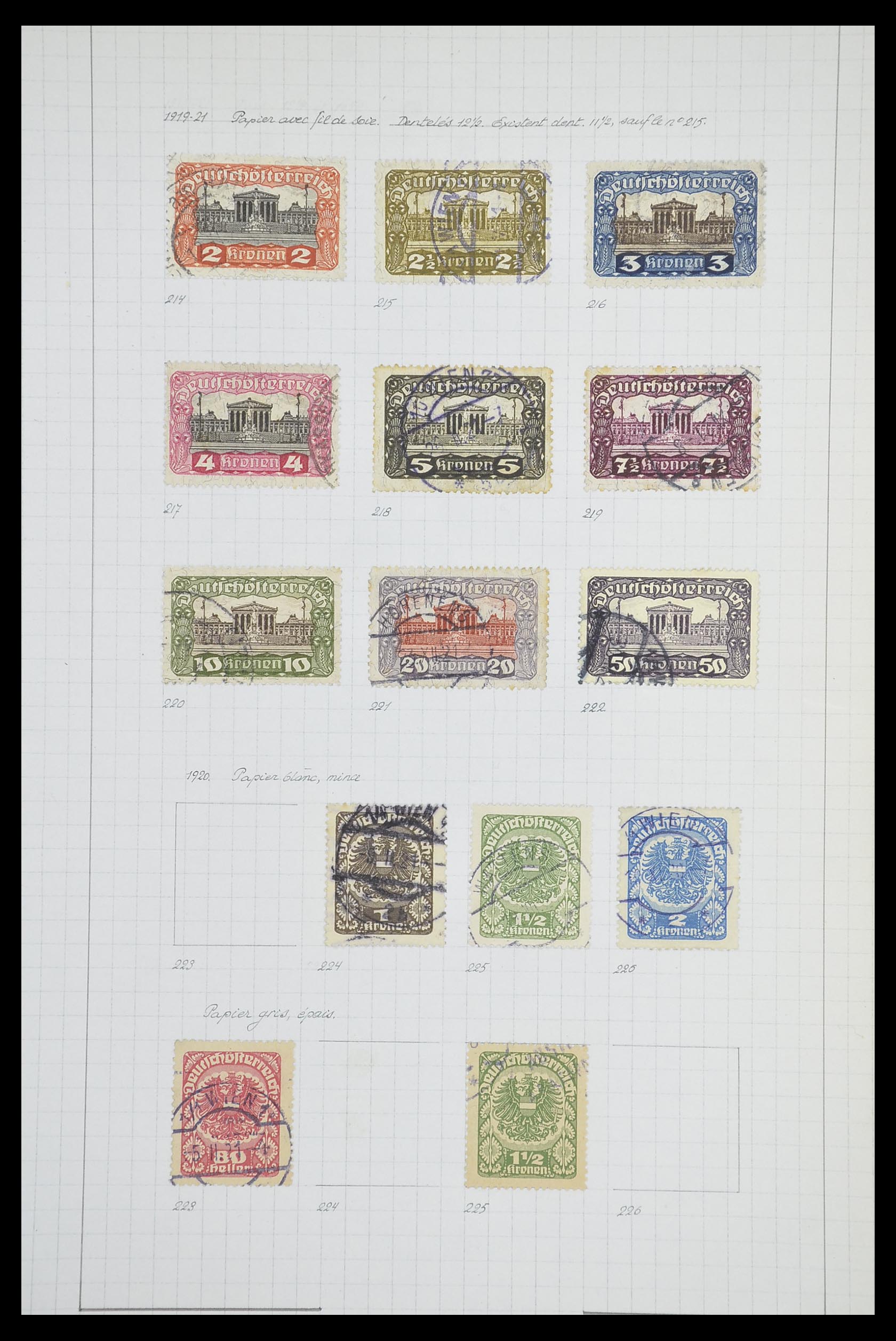 33901 034 - Postzegelverzameling 33901 Oostenrijk en gebieden 1850-1965.