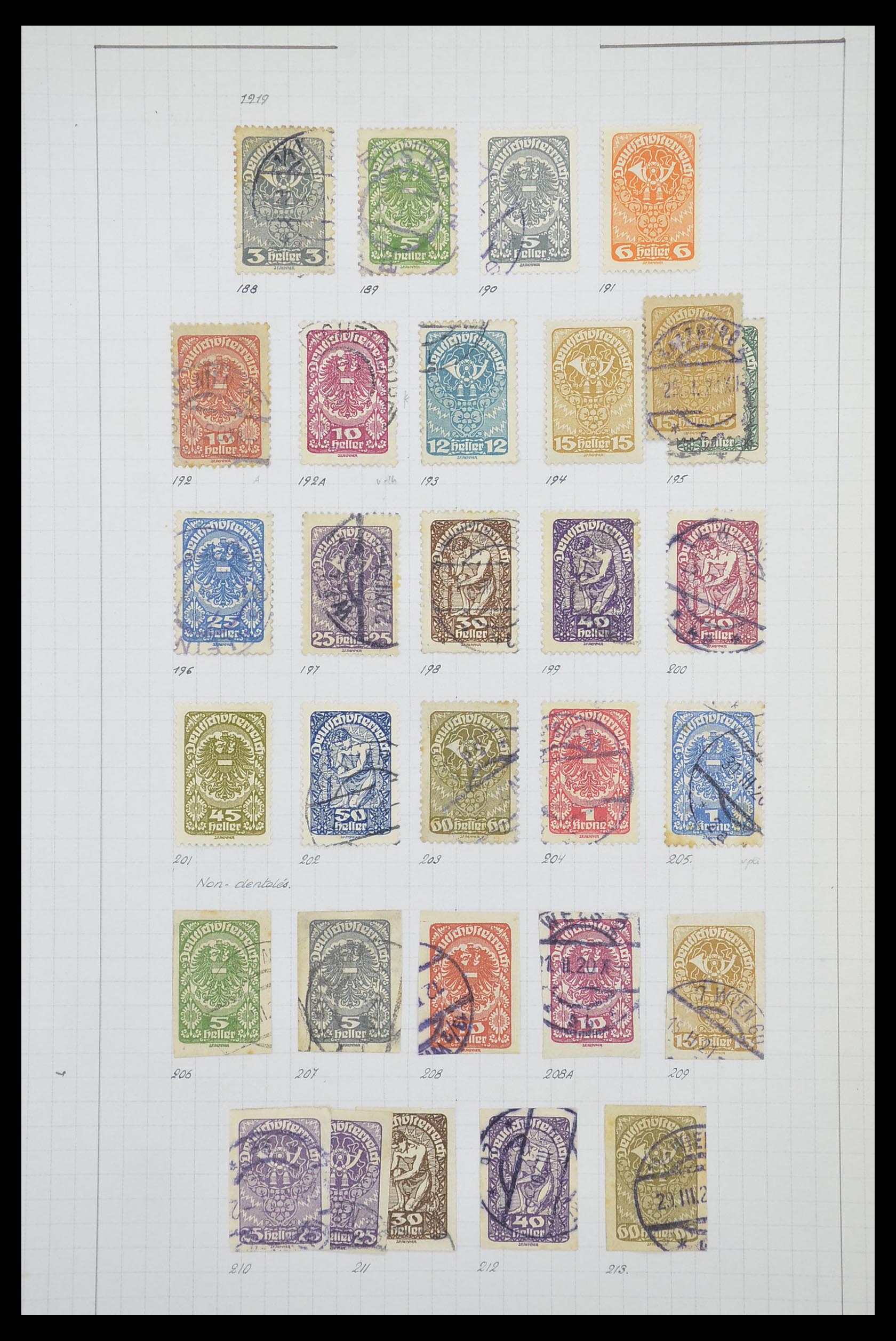 33901 036 - Postzegelverzameling 33901 Oostenrijk en gebieden 1850-1965.