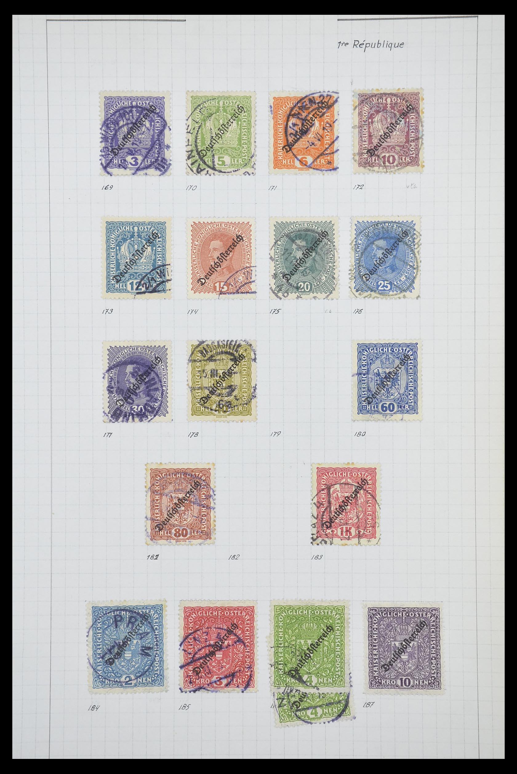 33901 038 - Postzegelverzameling 33901 Oostenrijk en gebieden 1850-1965.