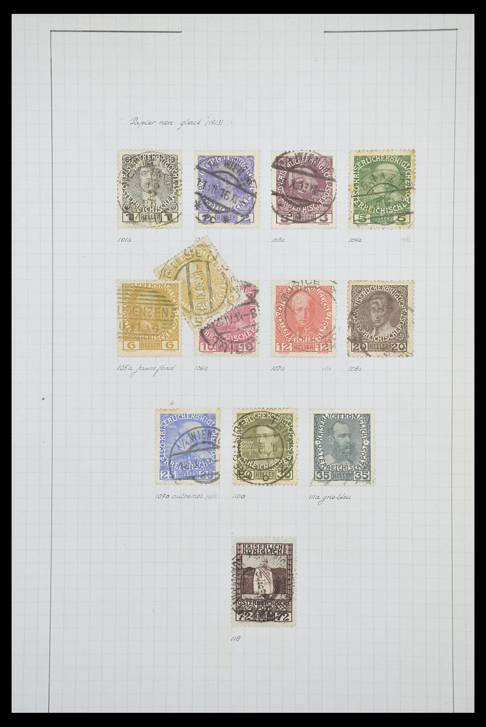 33901 044 - Postzegelverzameling 33901 Oostenrijk en gebieden 1850-1965.