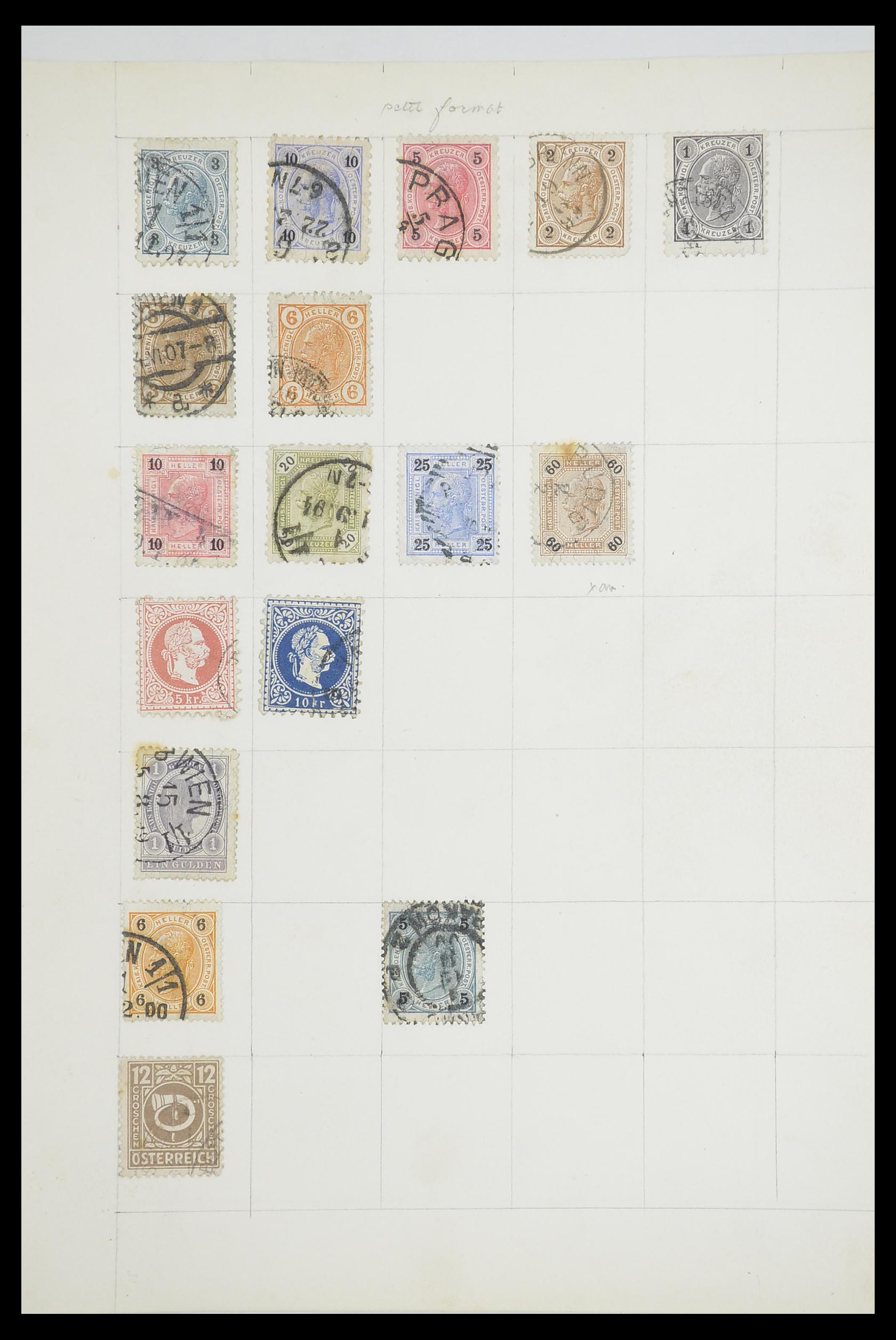 33901 048 - Postzegelverzameling 33901 Oostenrijk en gebieden 1850-1965.