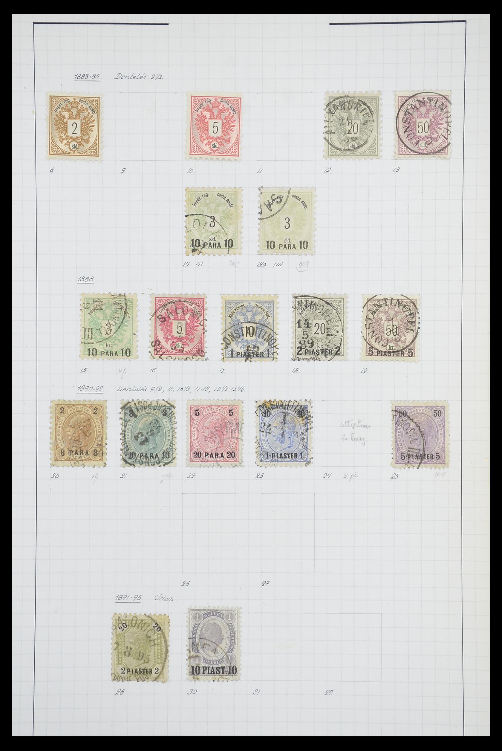 33901 055 - Postzegelverzameling 33901 Oostenrijk en gebieden 1850-1965.
