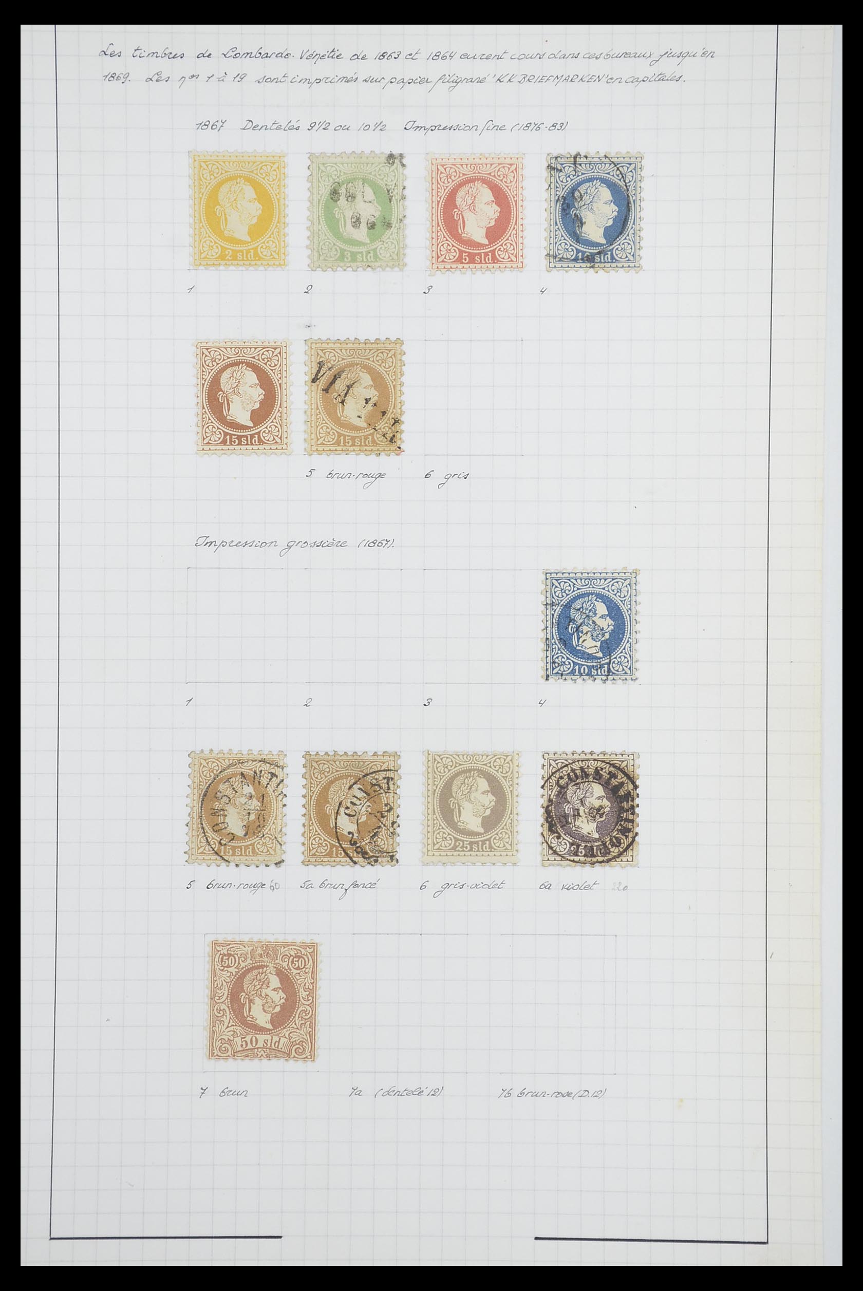 33901 056 - Postzegelverzameling 33901 Oostenrijk en gebieden 1850-1965.
