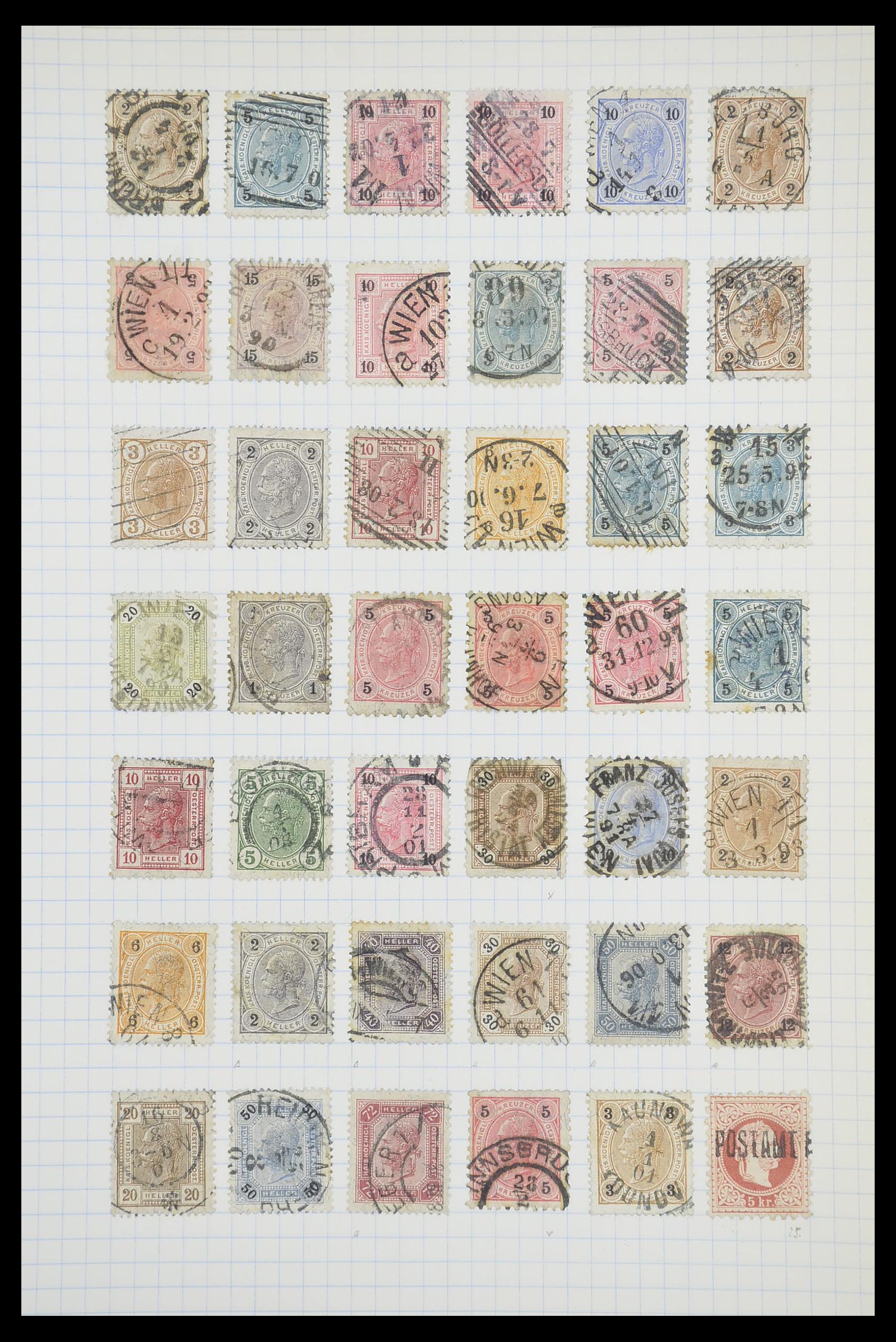 33901 059 - Postzegelverzameling 33901 Oostenrijk en gebieden 1850-1965.