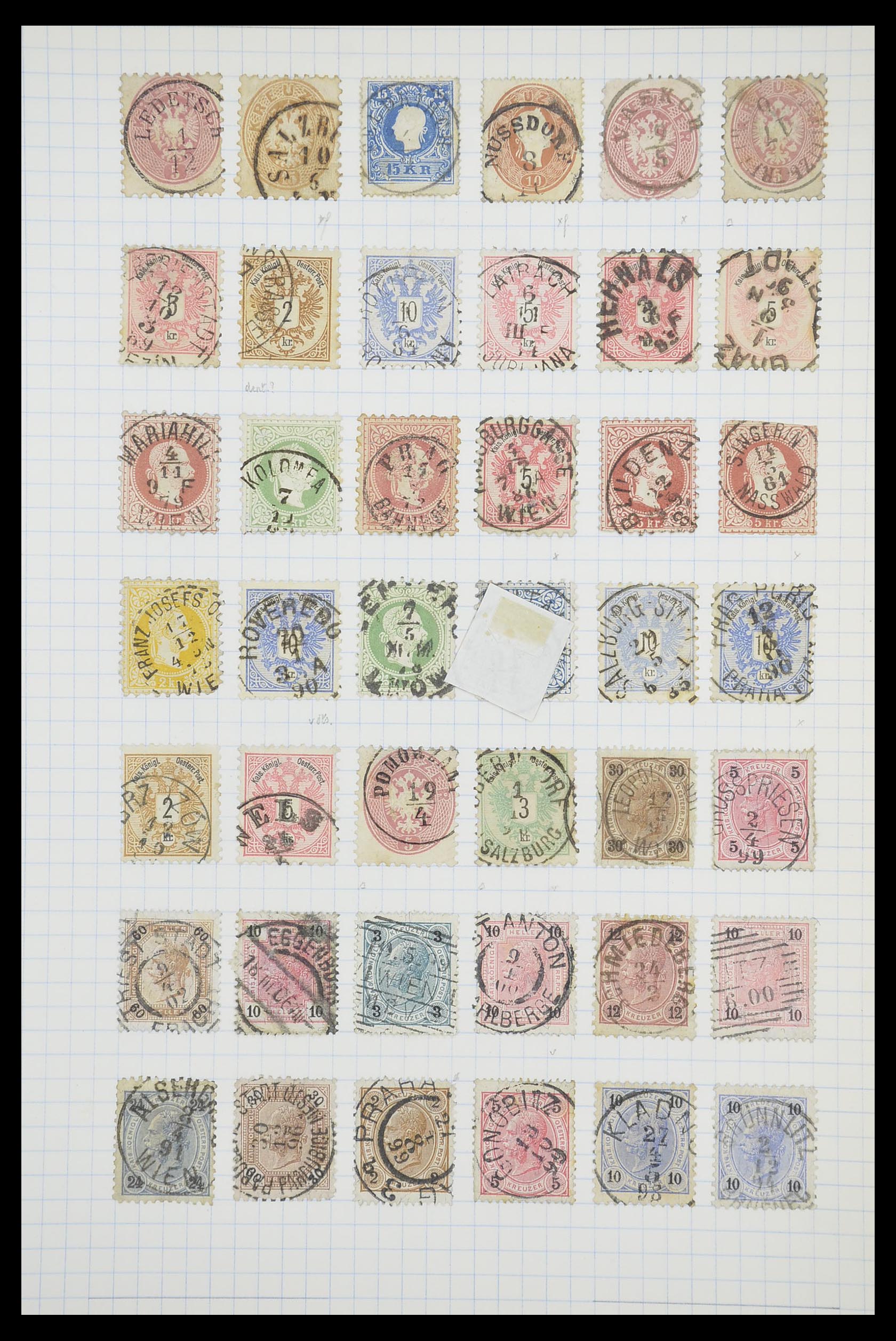33901 060 - Postzegelverzameling 33901 Oostenrijk en gebieden 1850-1965.