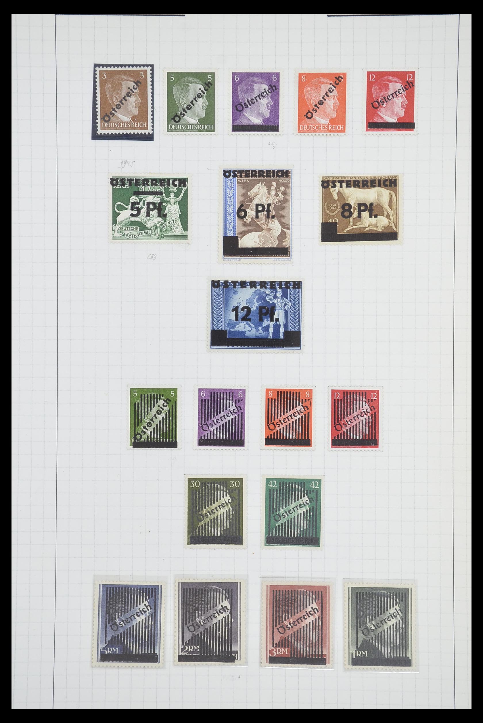 33901 061 - Postzegelverzameling 33901 Oostenrijk en gebieden 1850-1965.