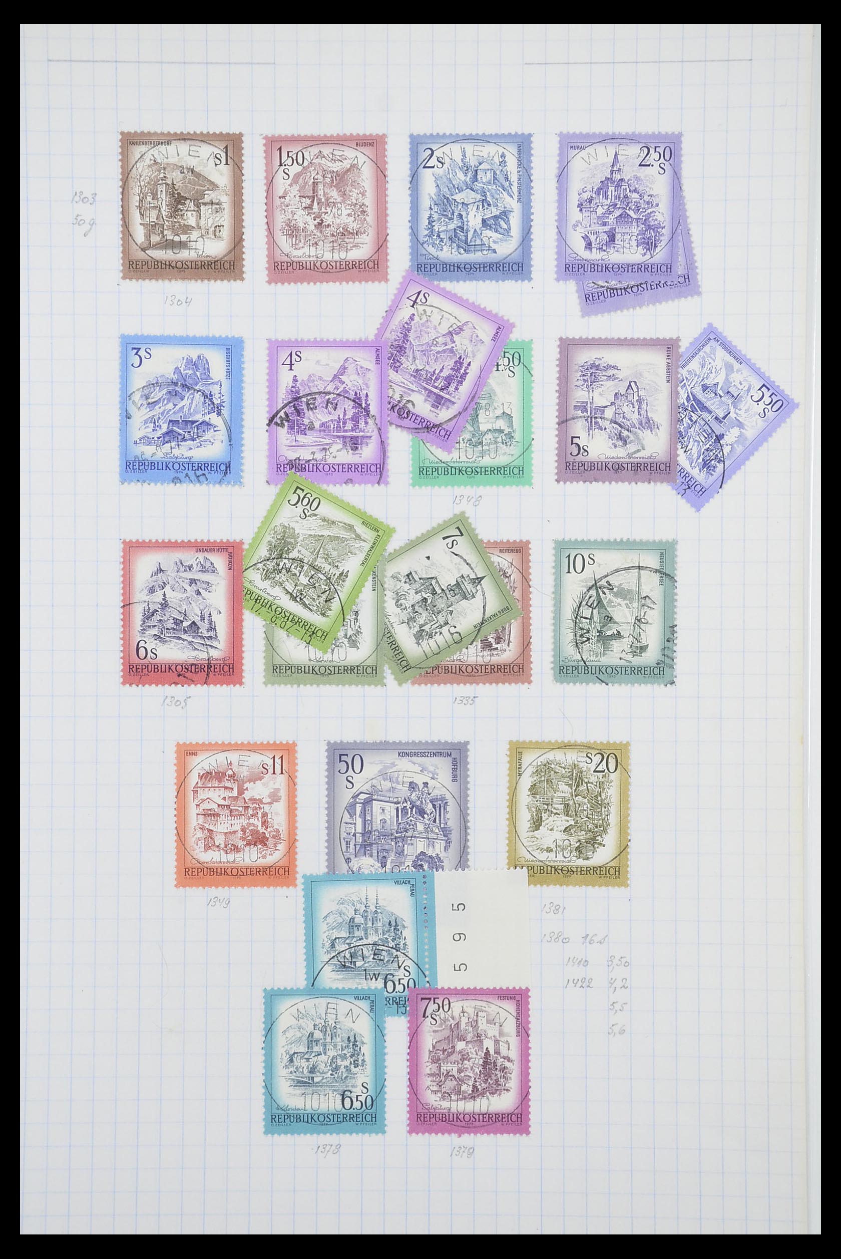 33901 065 - Postzegelverzameling 33901 Oostenrijk en gebieden 1850-1965.