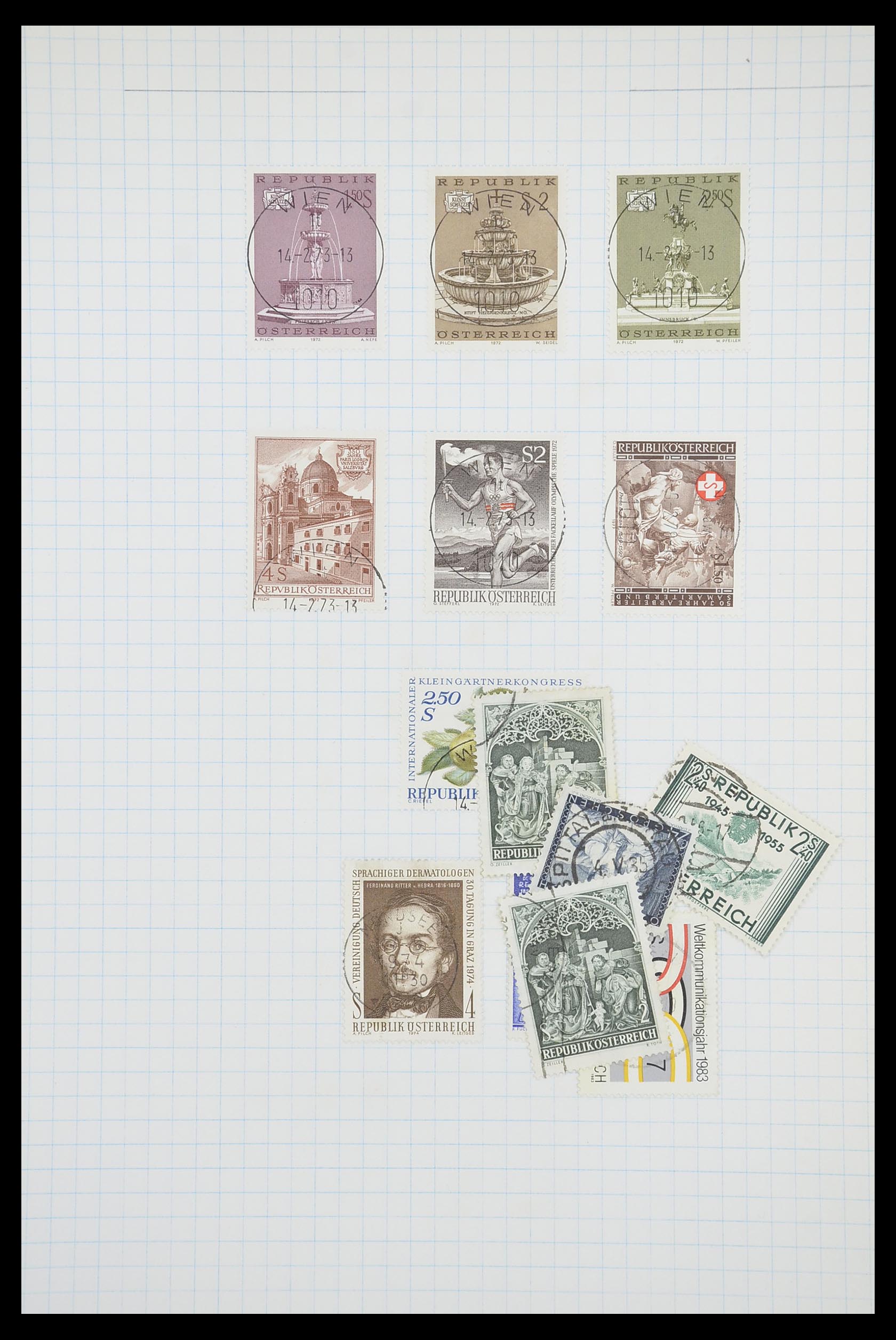 33901 066 - Postzegelverzameling 33901 Oostenrijk en gebieden 1850-1965.
