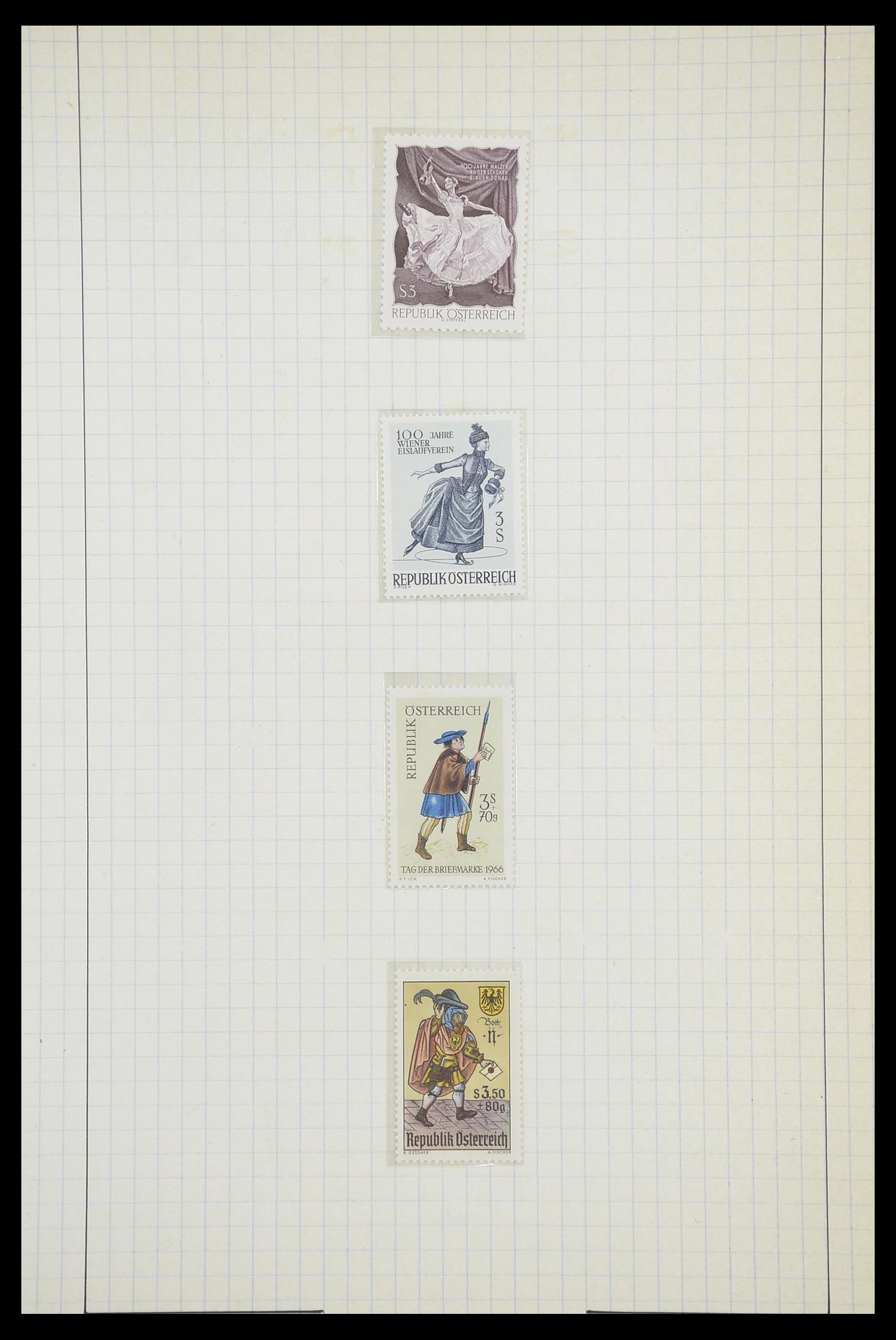 33901 067 - Postzegelverzameling 33901 Oostenrijk en gebieden 1850-1965.