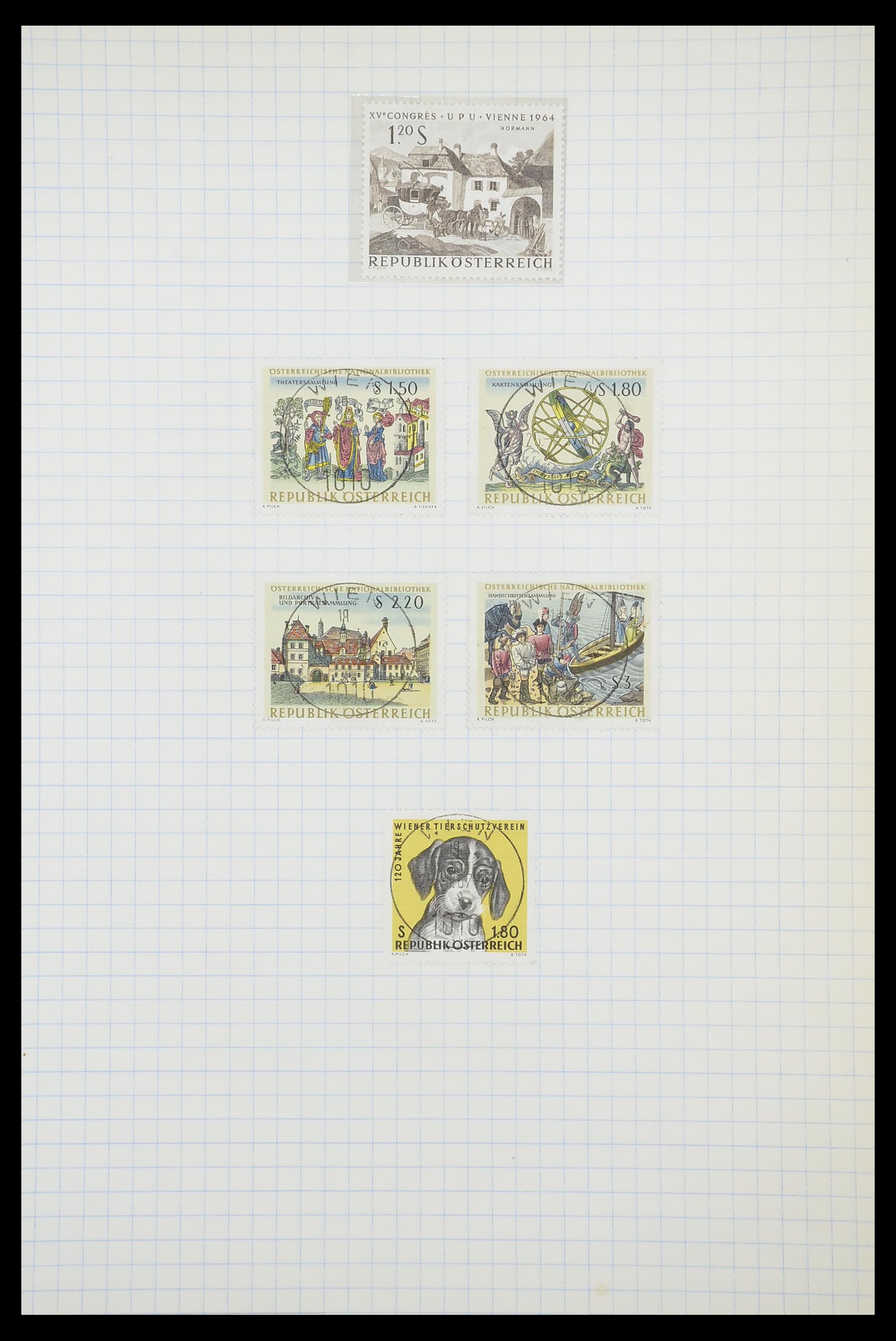 33901 071 - Postzegelverzameling 33901 Oostenrijk en gebieden 1850-1965.