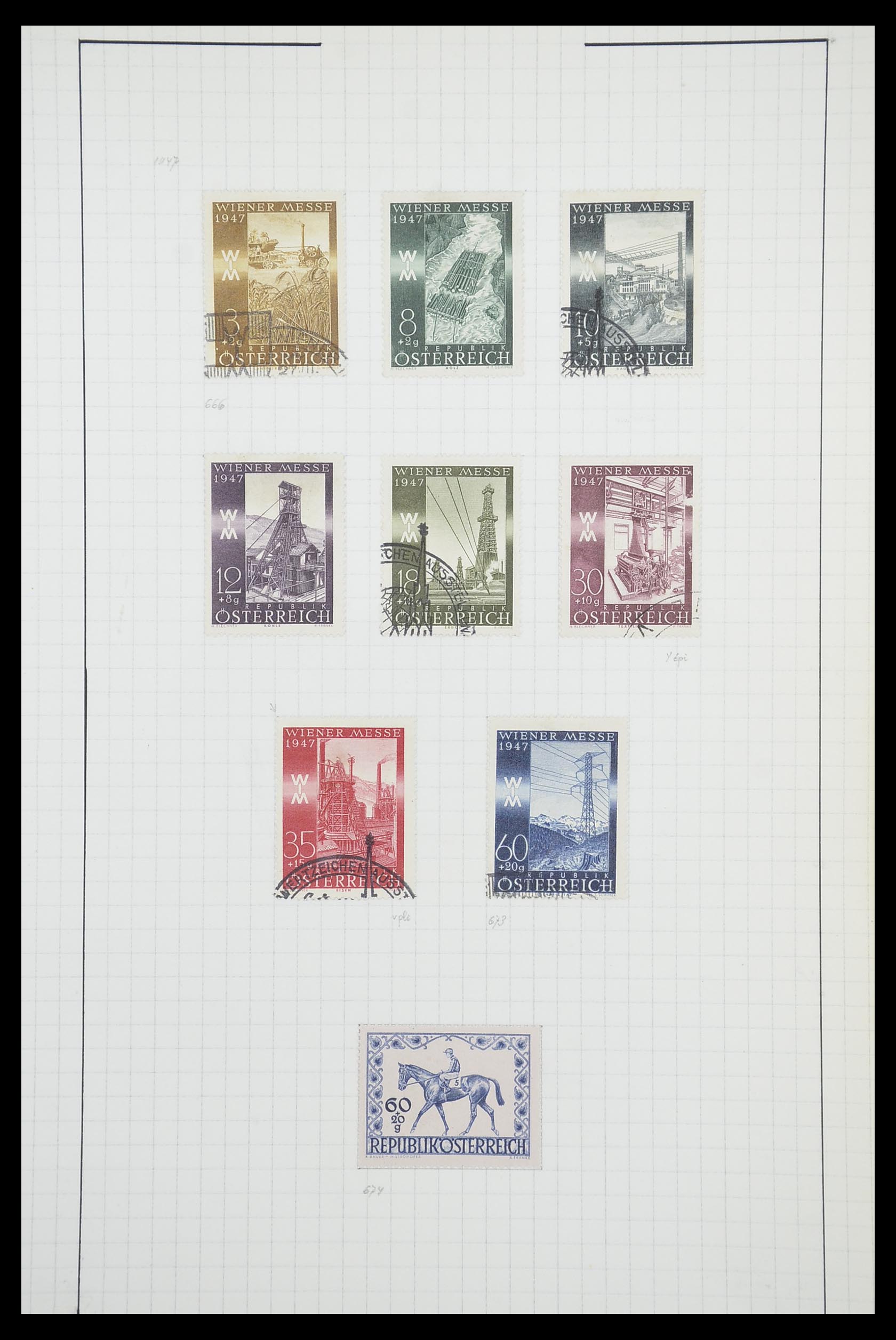 33901 100 - Postzegelverzameling 33901 Oostenrijk en gebieden 1850-1965.