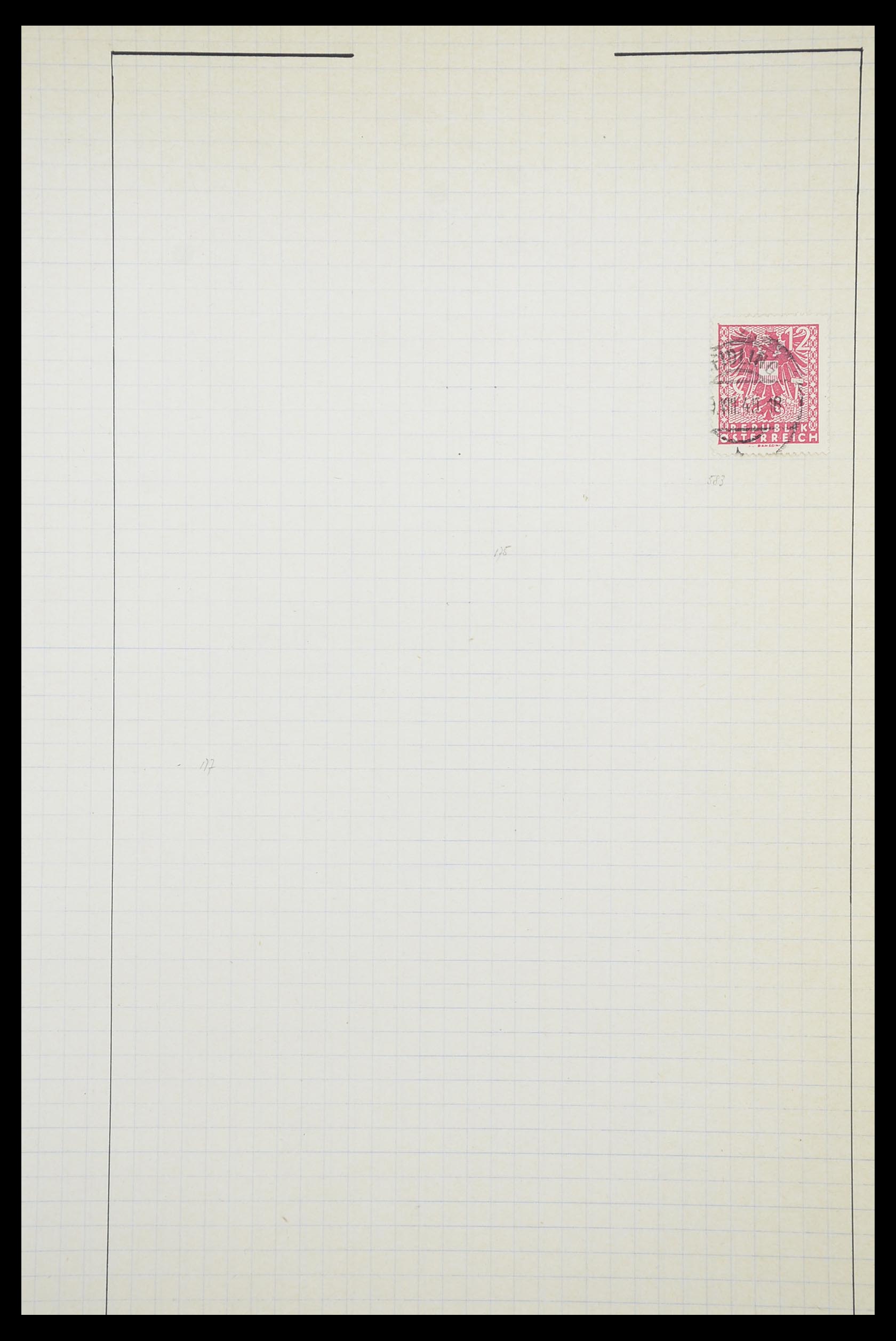 33901 107 - Postzegelverzameling 33901 Oostenrijk en gebieden 1850-1965.
