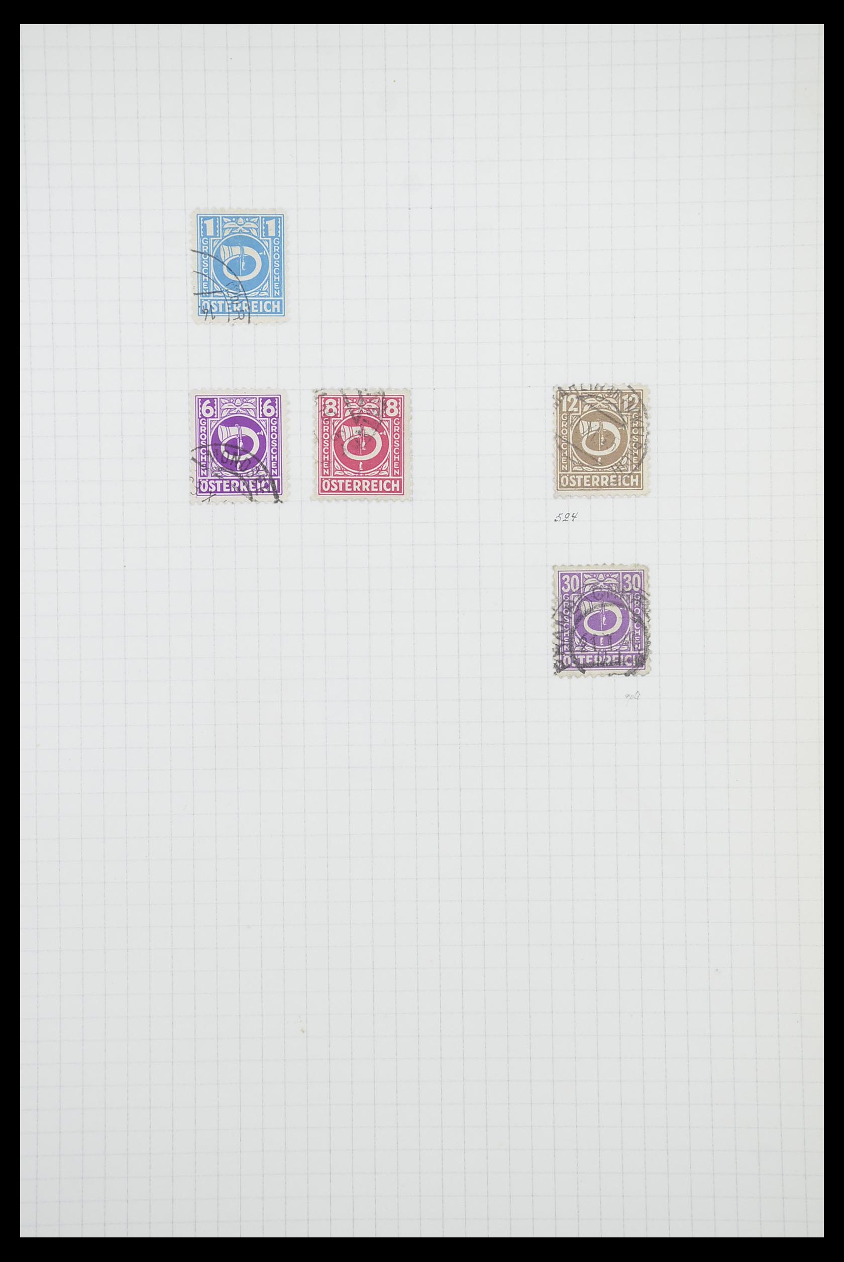 33901 110 - Postzegelverzameling 33901 Oostenrijk en gebieden 1850-1965.