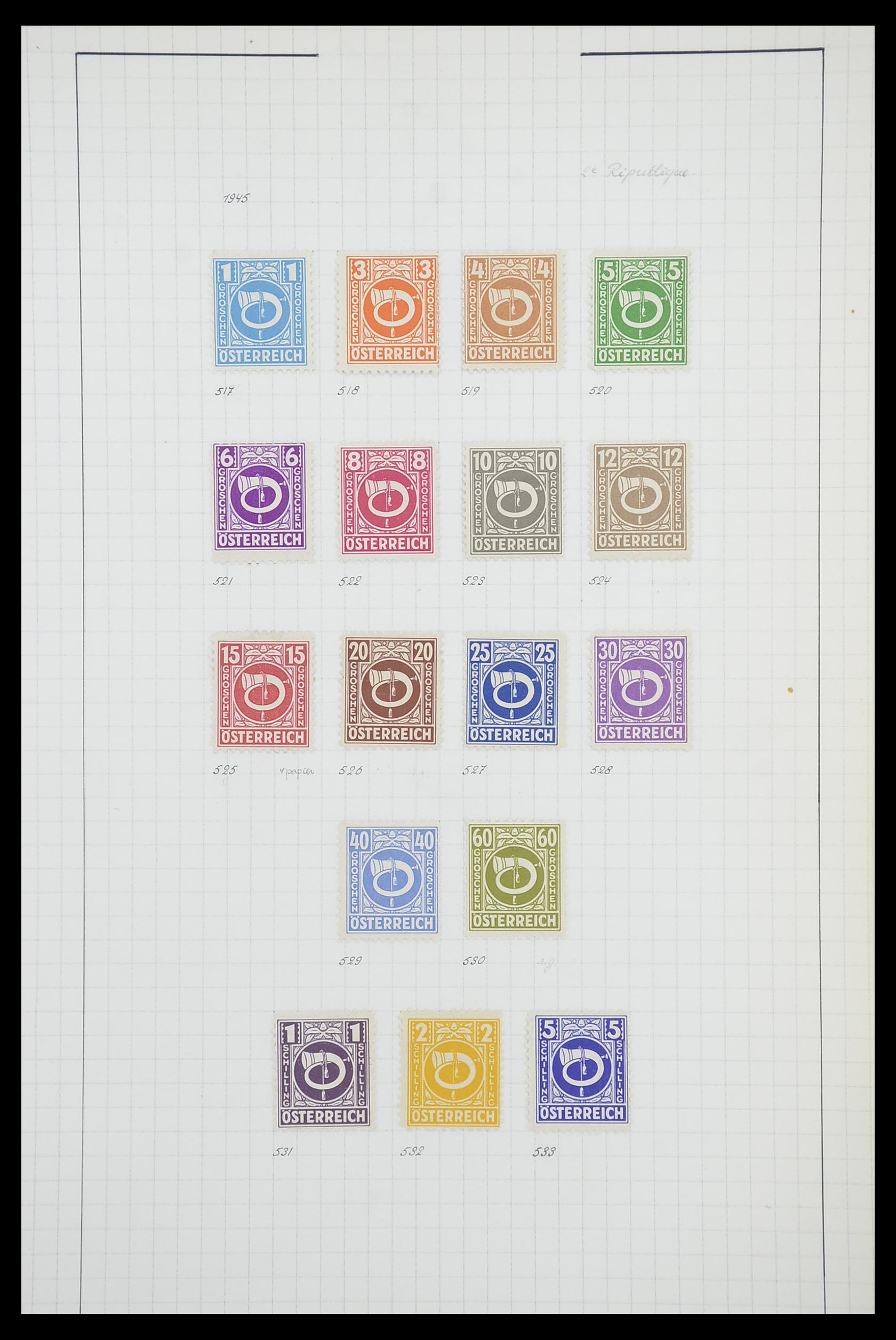33901 111 - Postzegelverzameling 33901 Oostenrijk en gebieden 1850-1965.