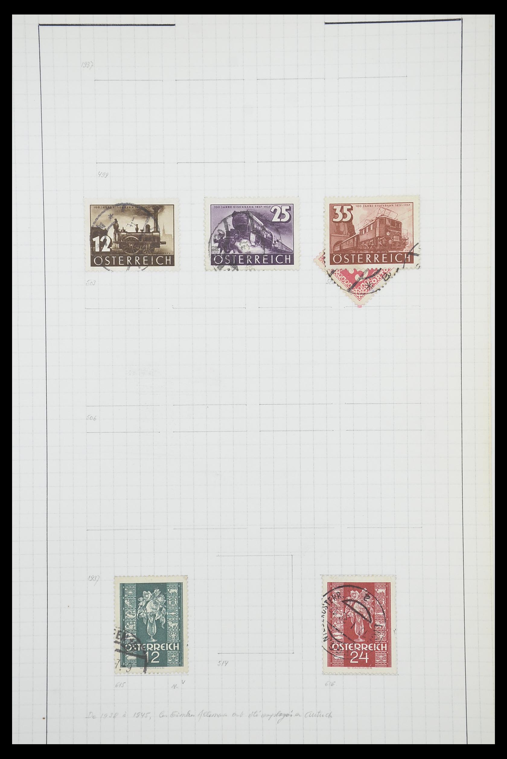 33901 112 - Postzegelverzameling 33901 Oostenrijk en gebieden 1850-1965.