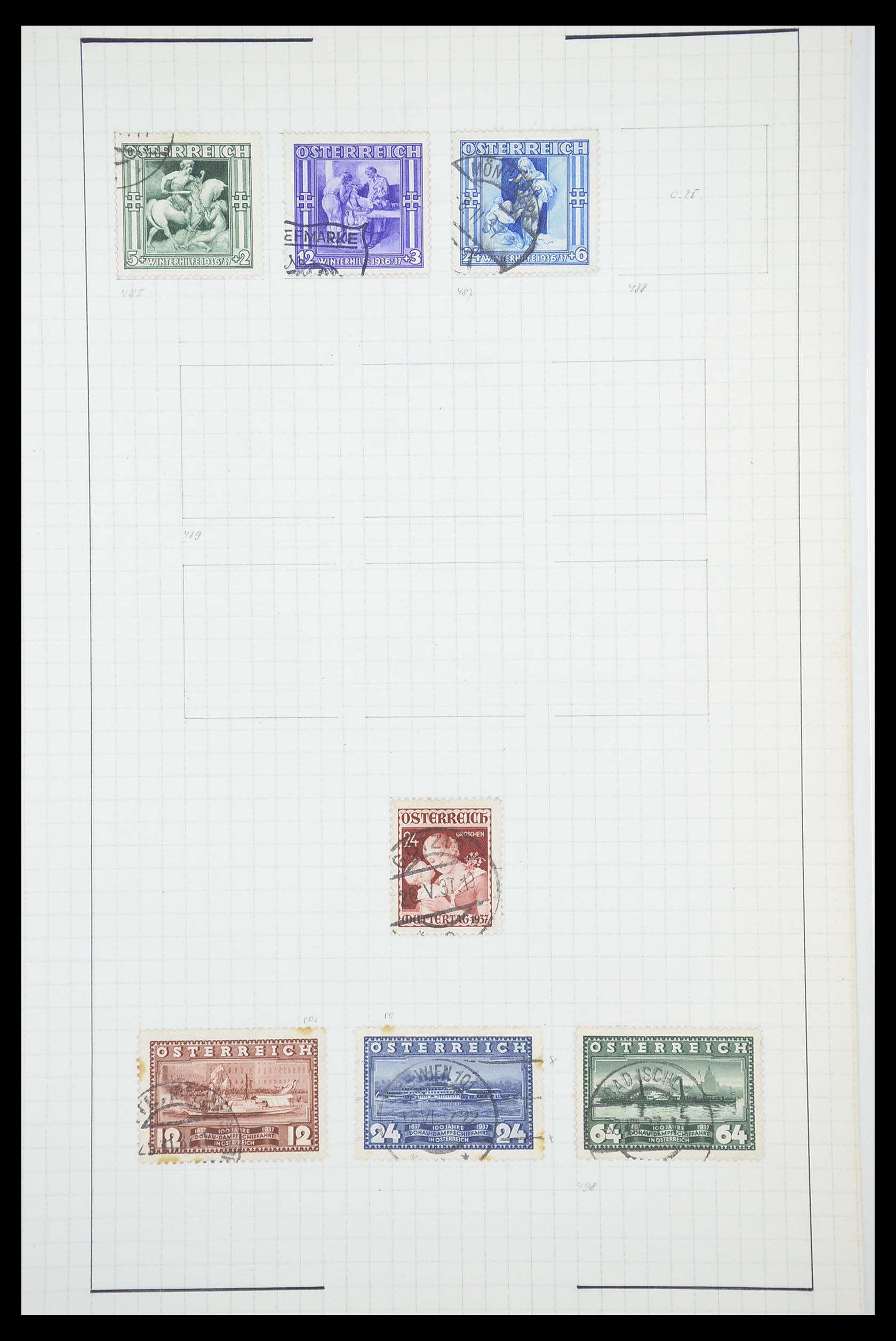 33901 113 - Postzegelverzameling 33901 Oostenrijk en gebieden 1850-1965.