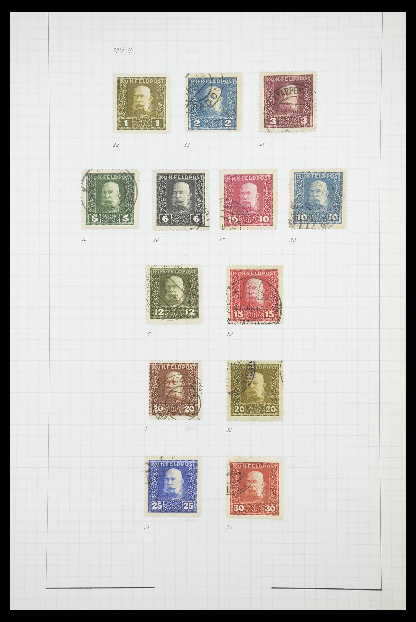 33901 120 - Postzegelverzameling 33901 Oostenrijk en gebieden 1850-1965.