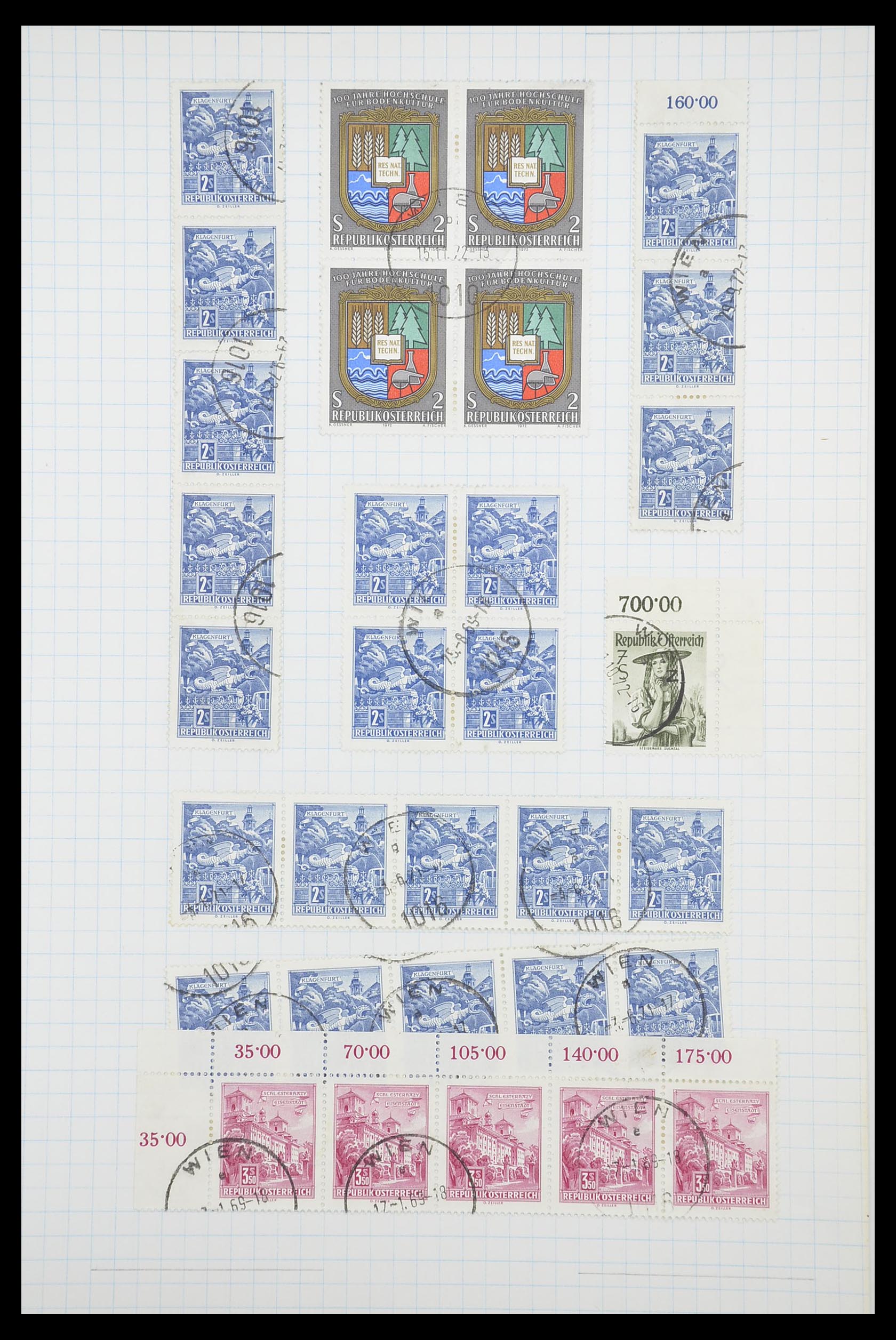 33901 124 - Postzegelverzameling 33901 Oostenrijk en gebieden 1850-1965.
