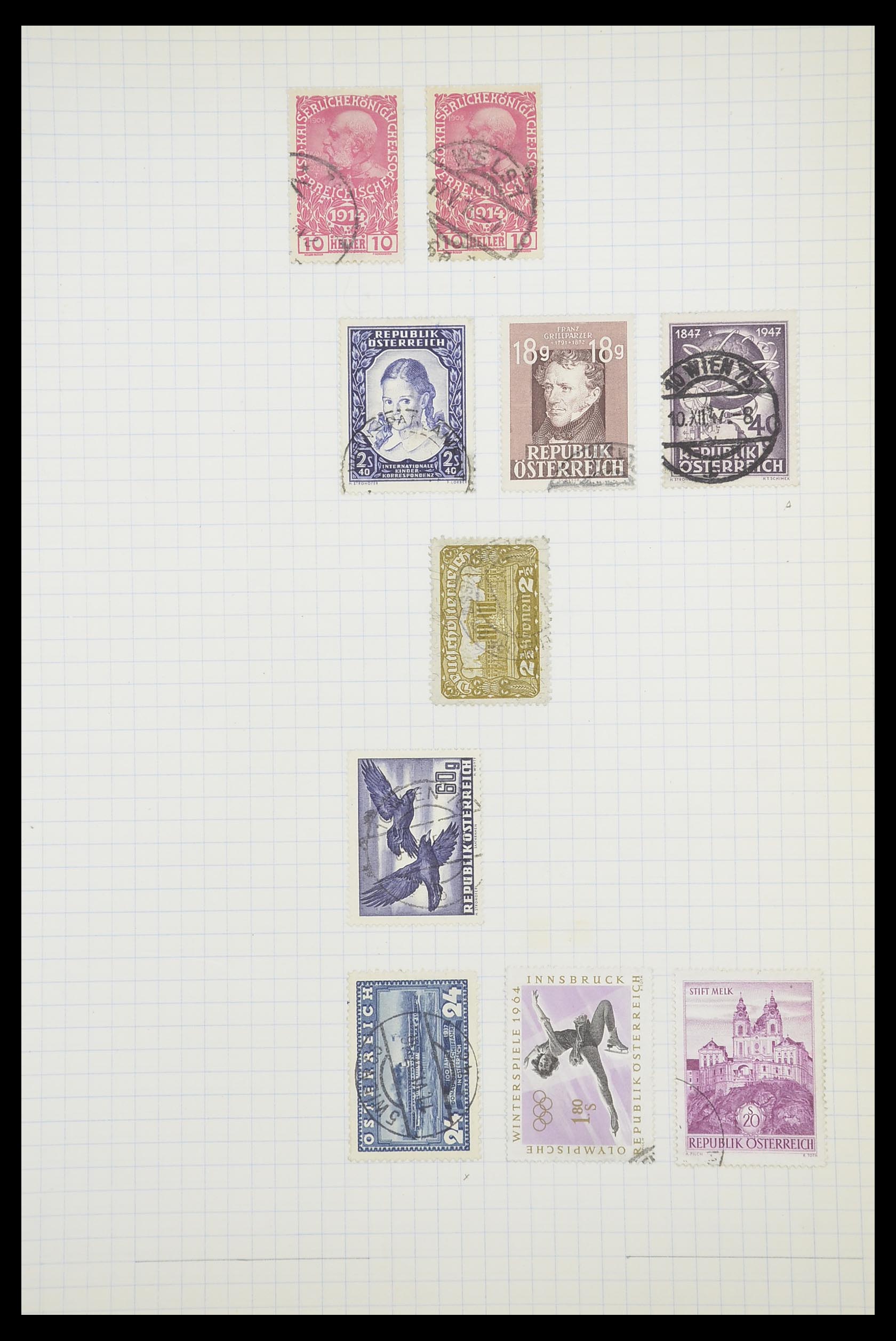 33901 127 - Postzegelverzameling 33901 Oostenrijk en gebieden 1850-1965.