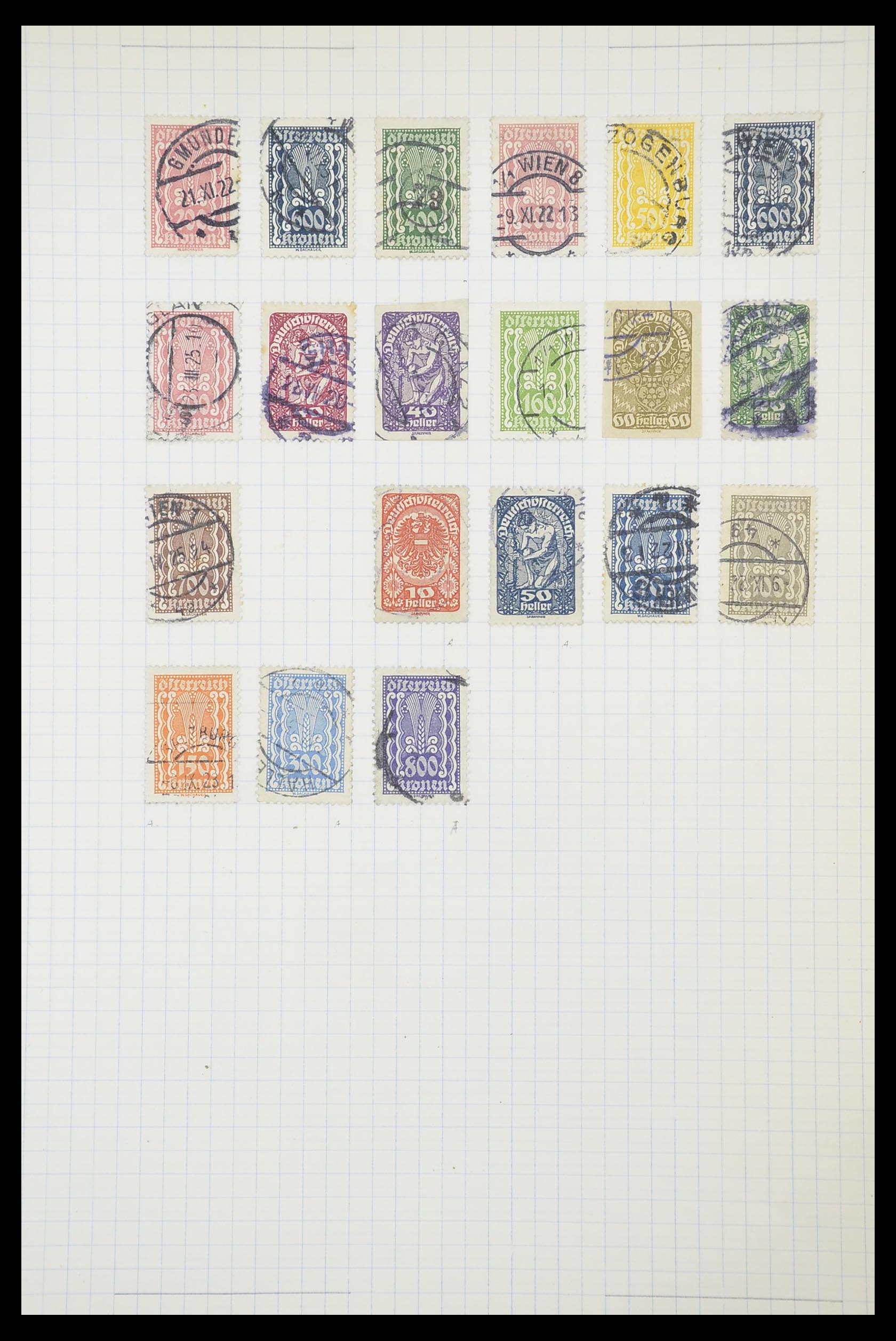 33901 133 - Postzegelverzameling 33901 Oostenrijk en gebieden 1850-1965.