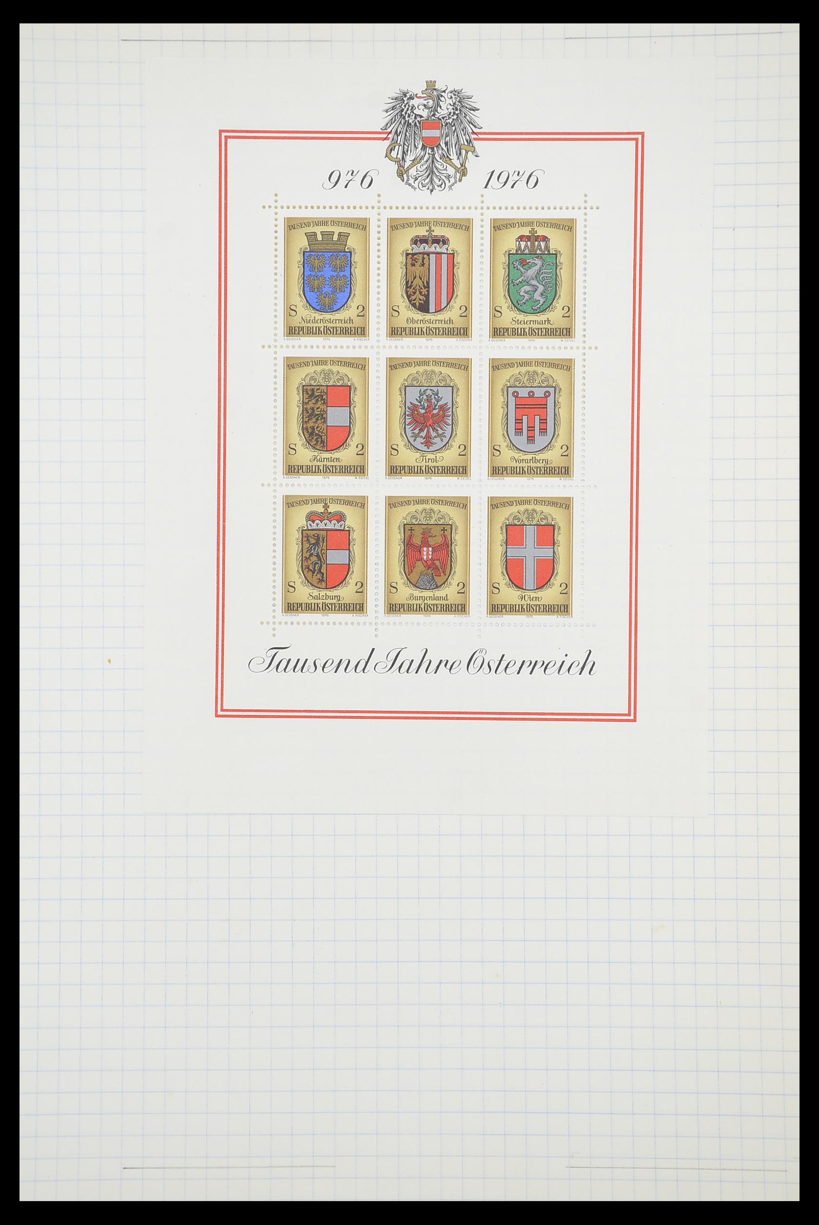 33901 134 - Postzegelverzameling 33901 Oostenrijk en gebieden 1850-1965.