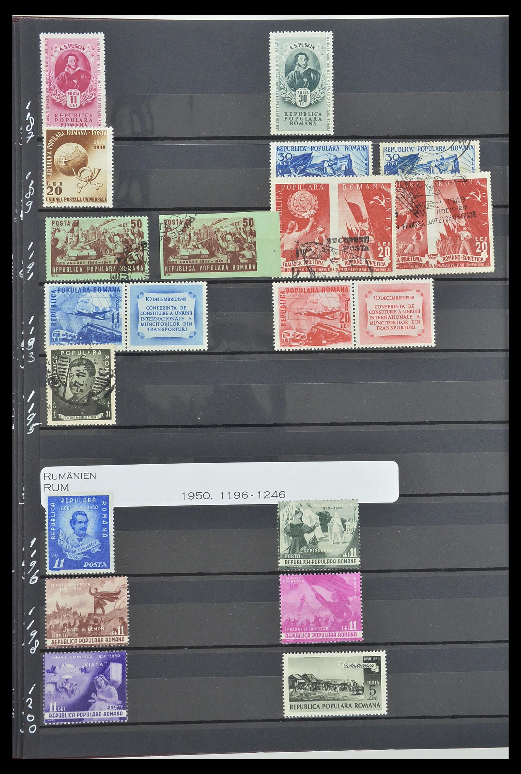 33902 074 - Postzegelverzameling 33902 Roemenië 1866-2001.