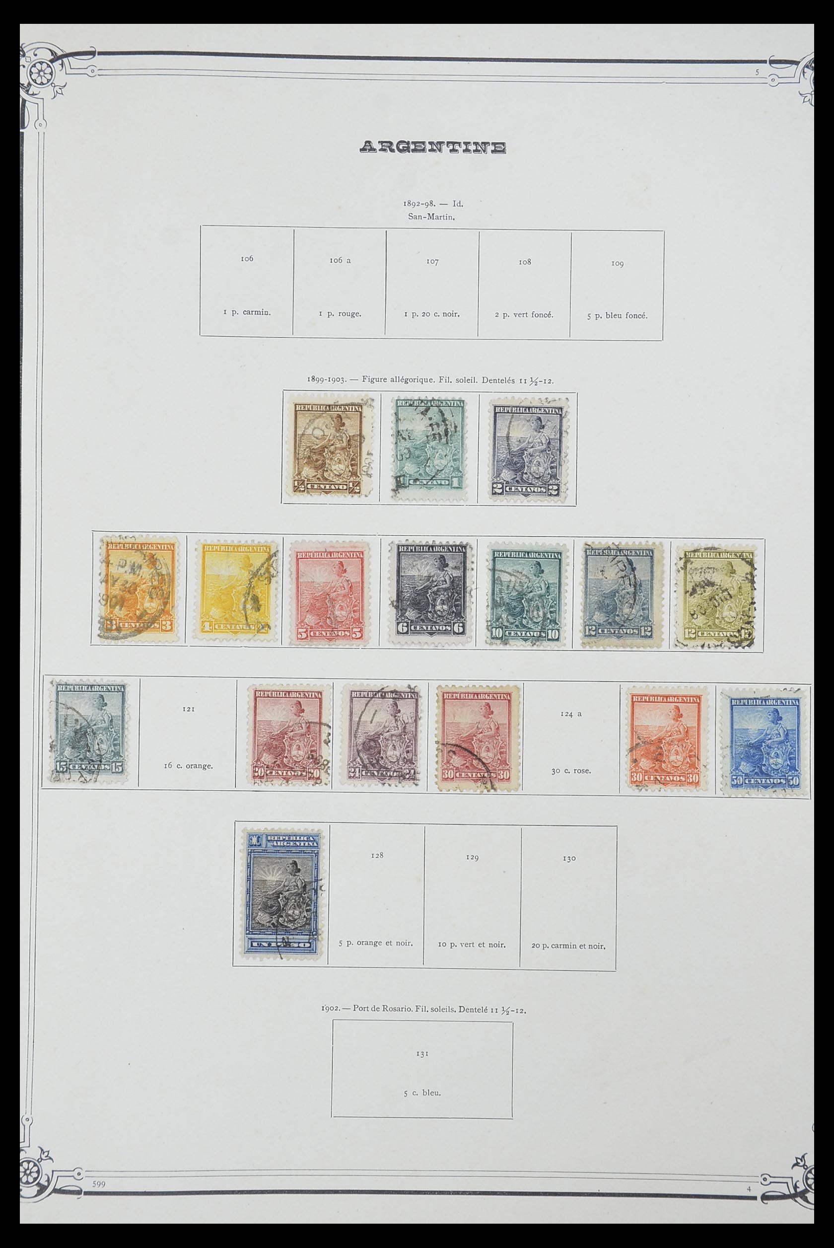 33903 004 - Postzegelverzameling 33903 Latijns Amerika 1853-1920.