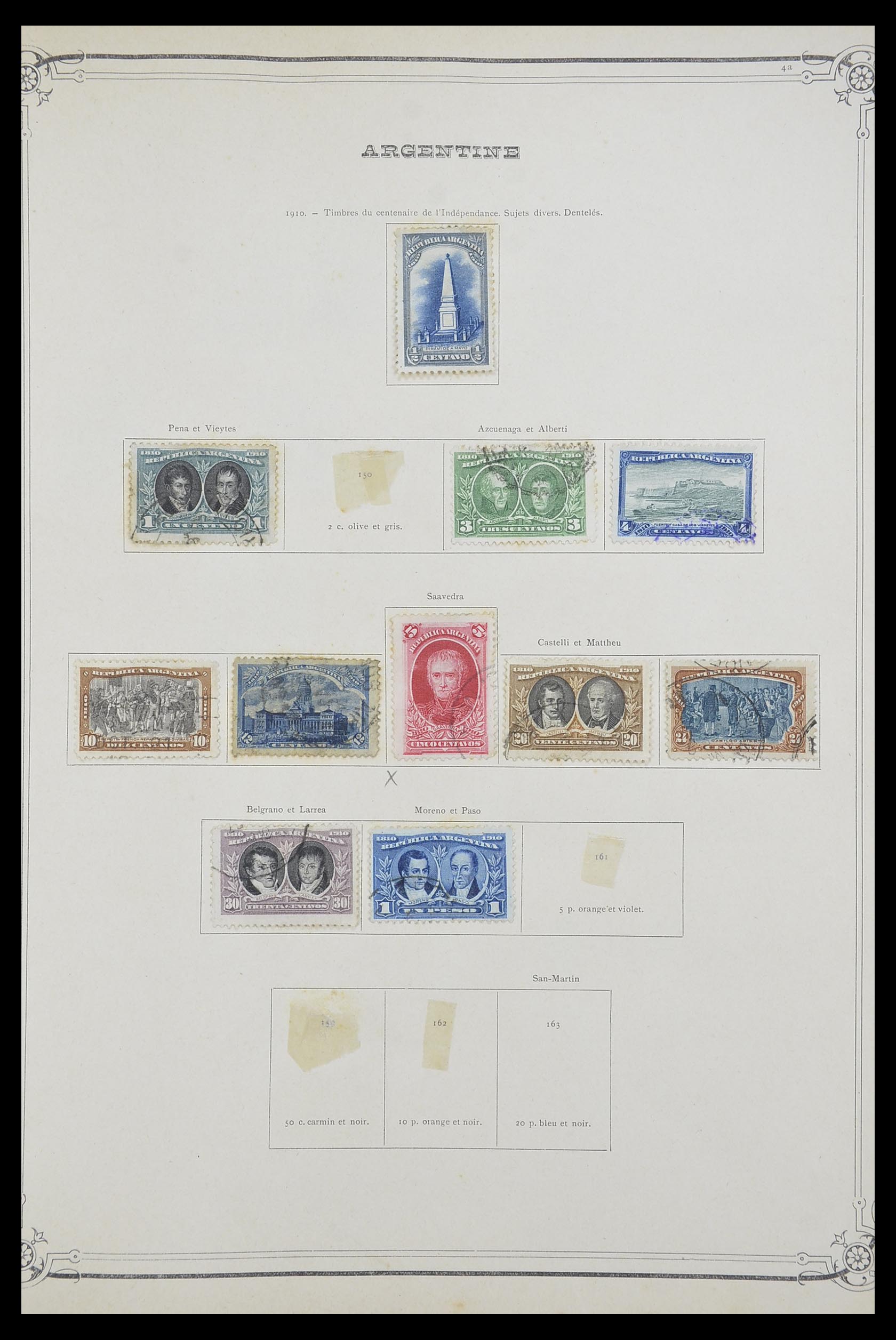 33903 008 - Postzegelverzameling 33903 Latijns Amerika 1853-1920.