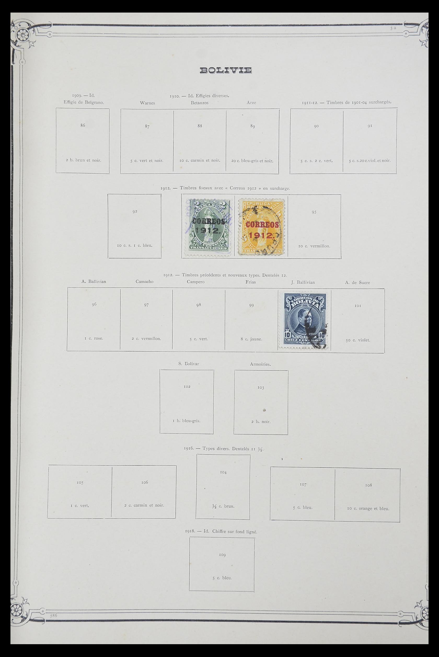 33903 018 - Postzegelverzameling 33903 Latijns Amerika 1853-1920.