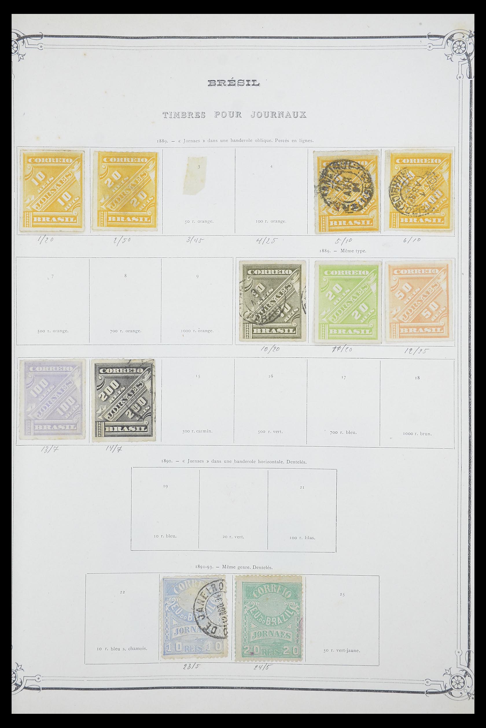 33903 030 - Postzegelverzameling 33903 Latijns Amerika 1853-1920.