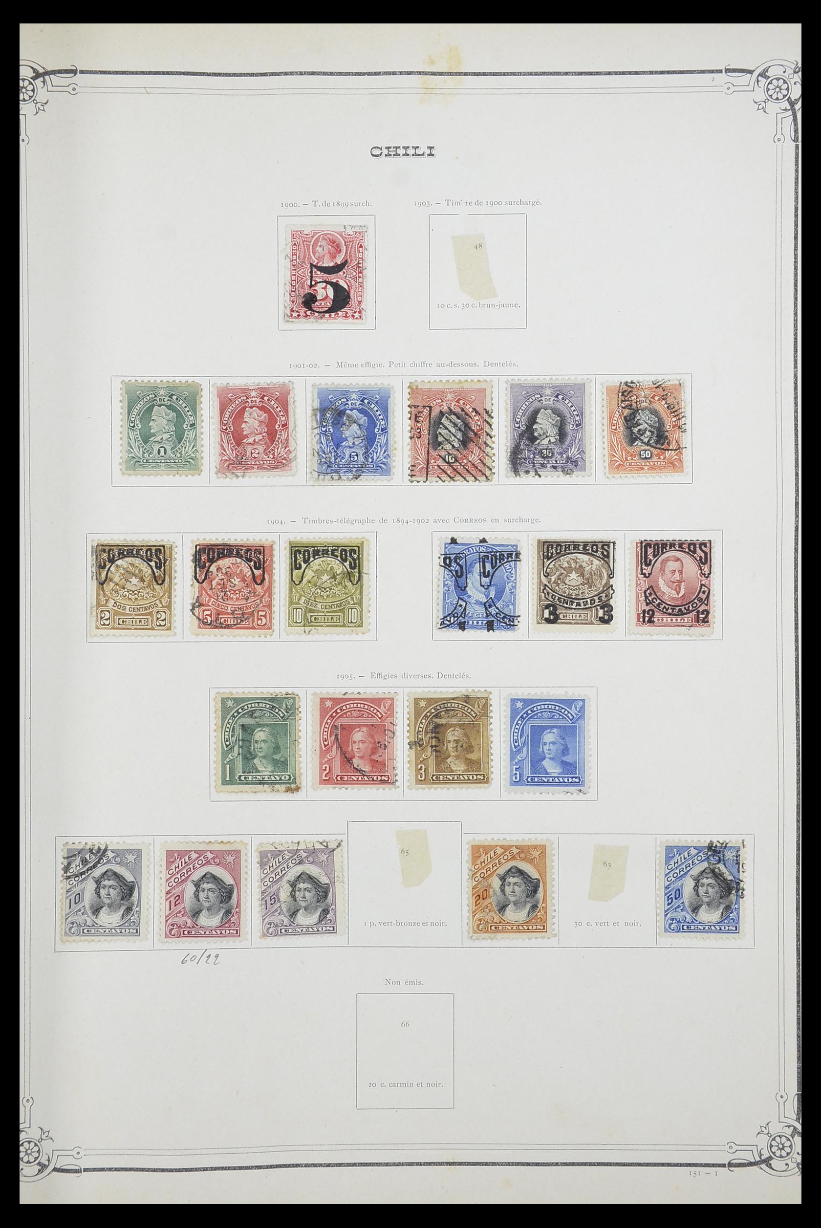 33903 034 - Postzegelverzameling 33903 Latijns Amerika 1853-1920.
