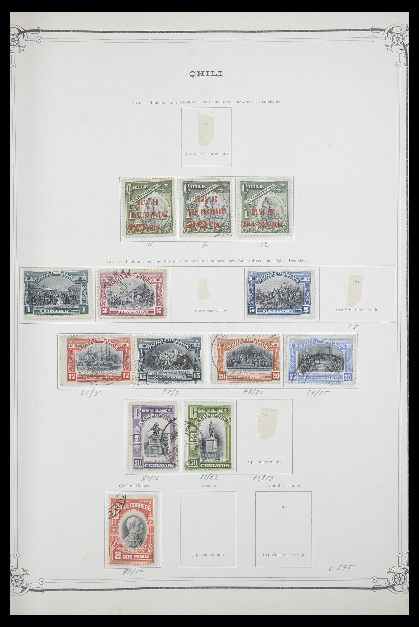 33903 036 - Postzegelverzameling 33903 Latijns Amerika 1853-1920.