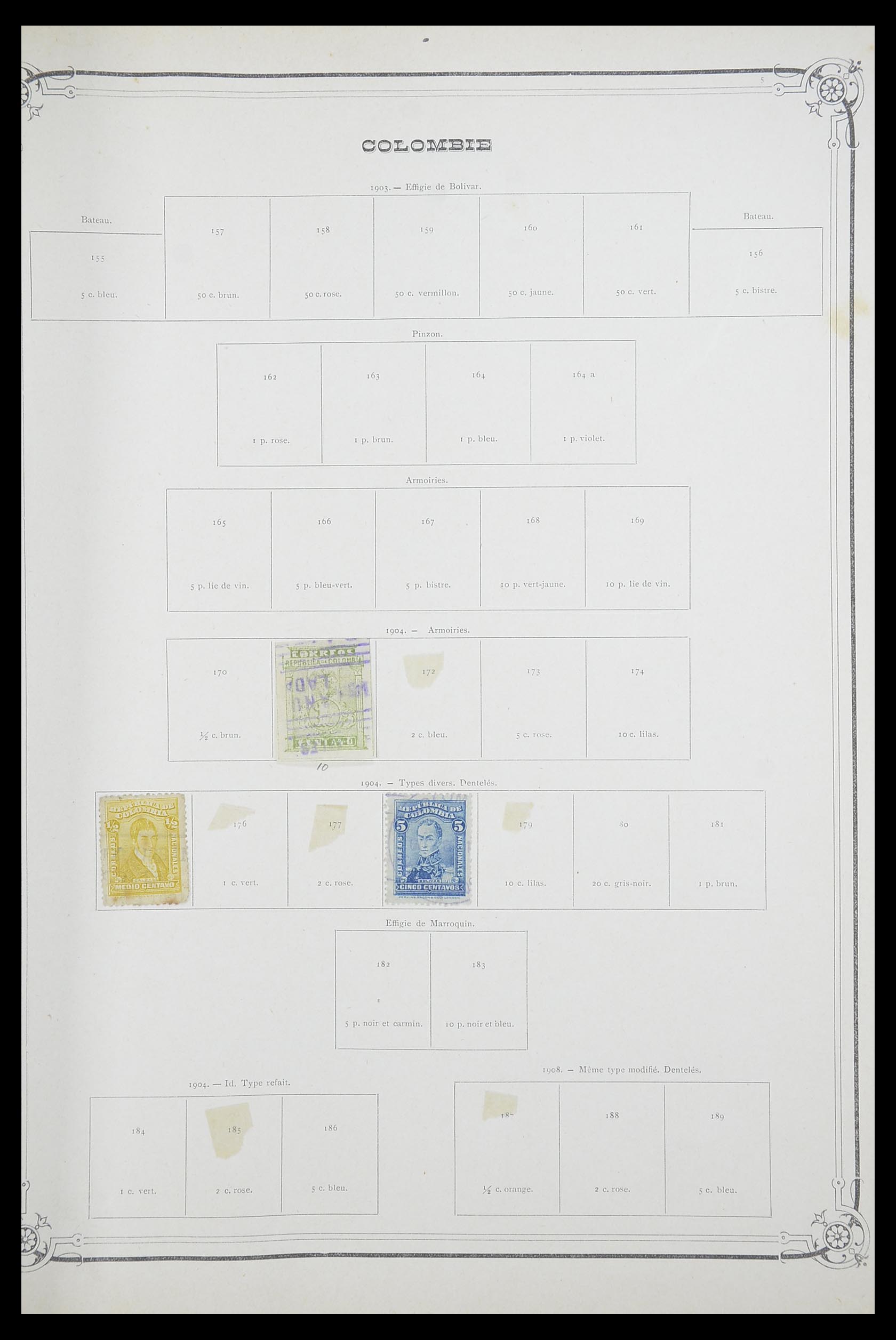 33903 044 - Postzegelverzameling 33903 Latijns Amerika 1853-1920.