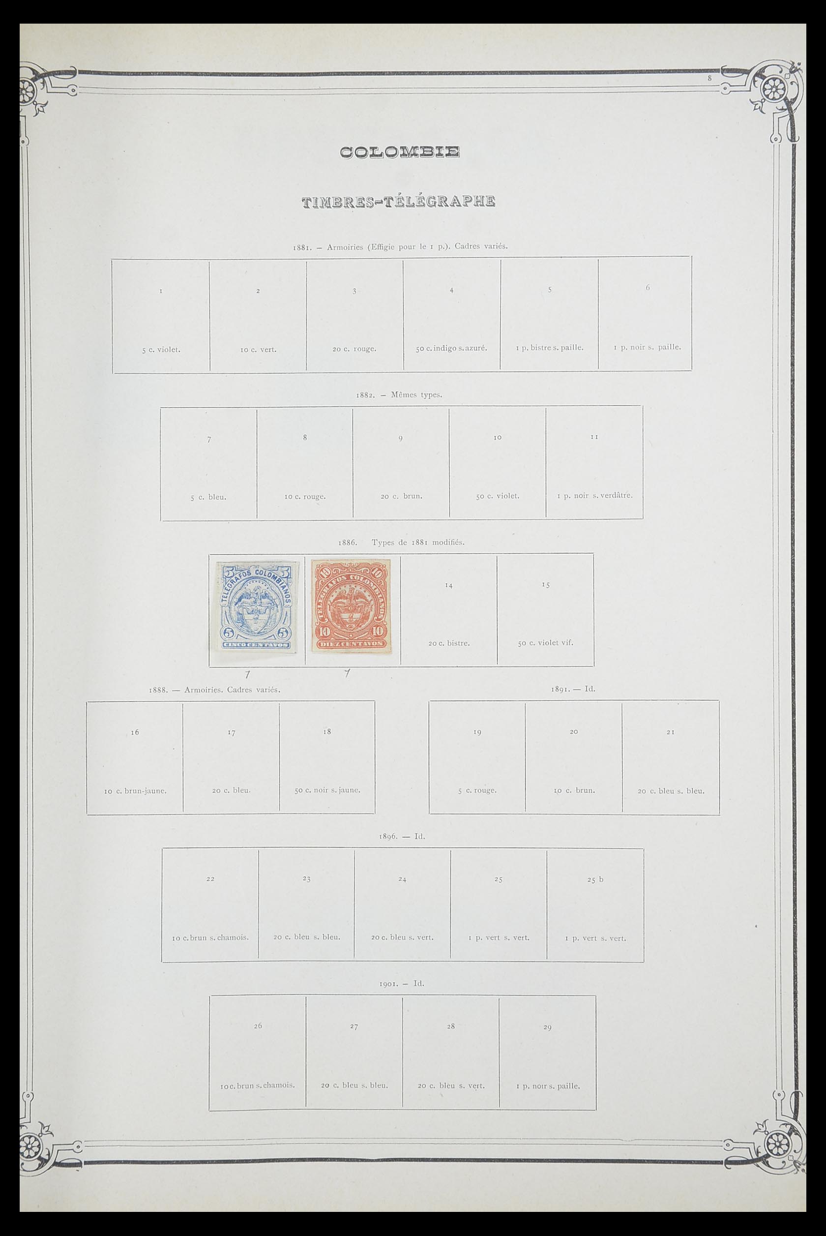 33903 046 - Postzegelverzameling 33903 Latijns Amerika 1853-1920.