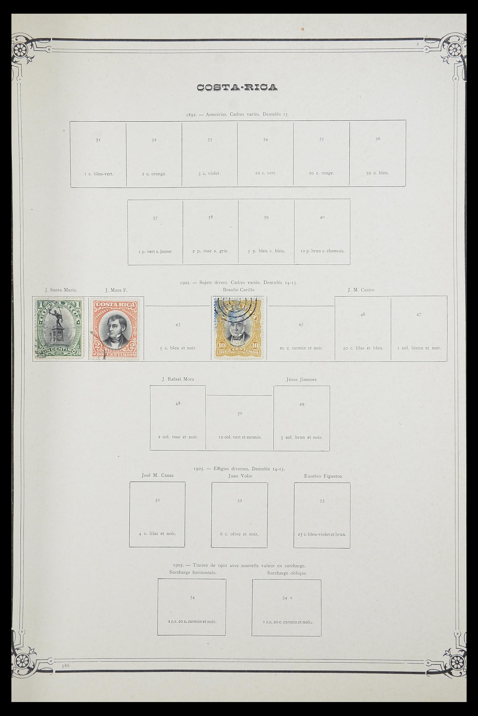 33903 050 - Postzegelverzameling 33903 Latijns Amerika 1853-1920.