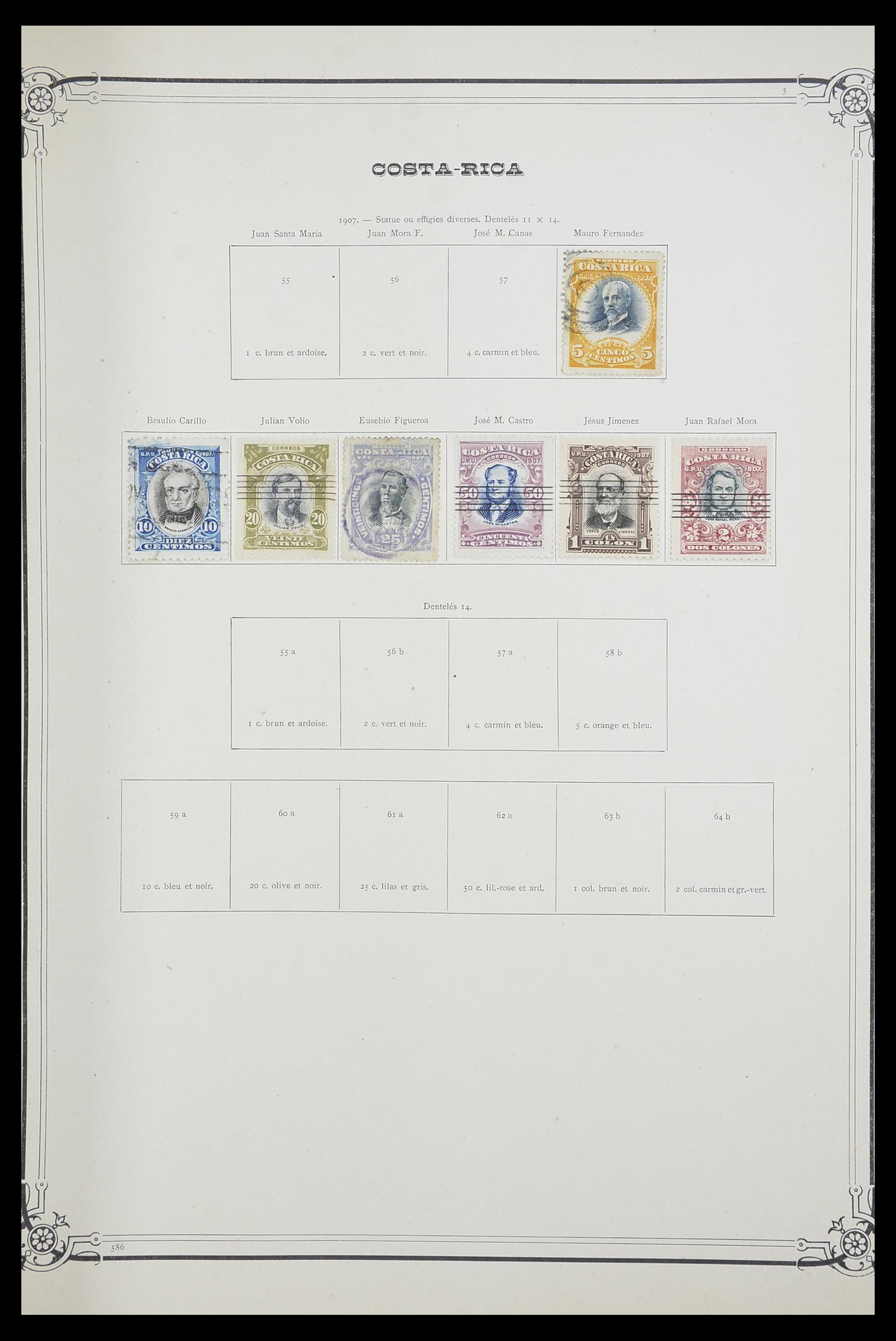 33903 051 - Postzegelverzameling 33903 Latijns Amerika 1853-1920.