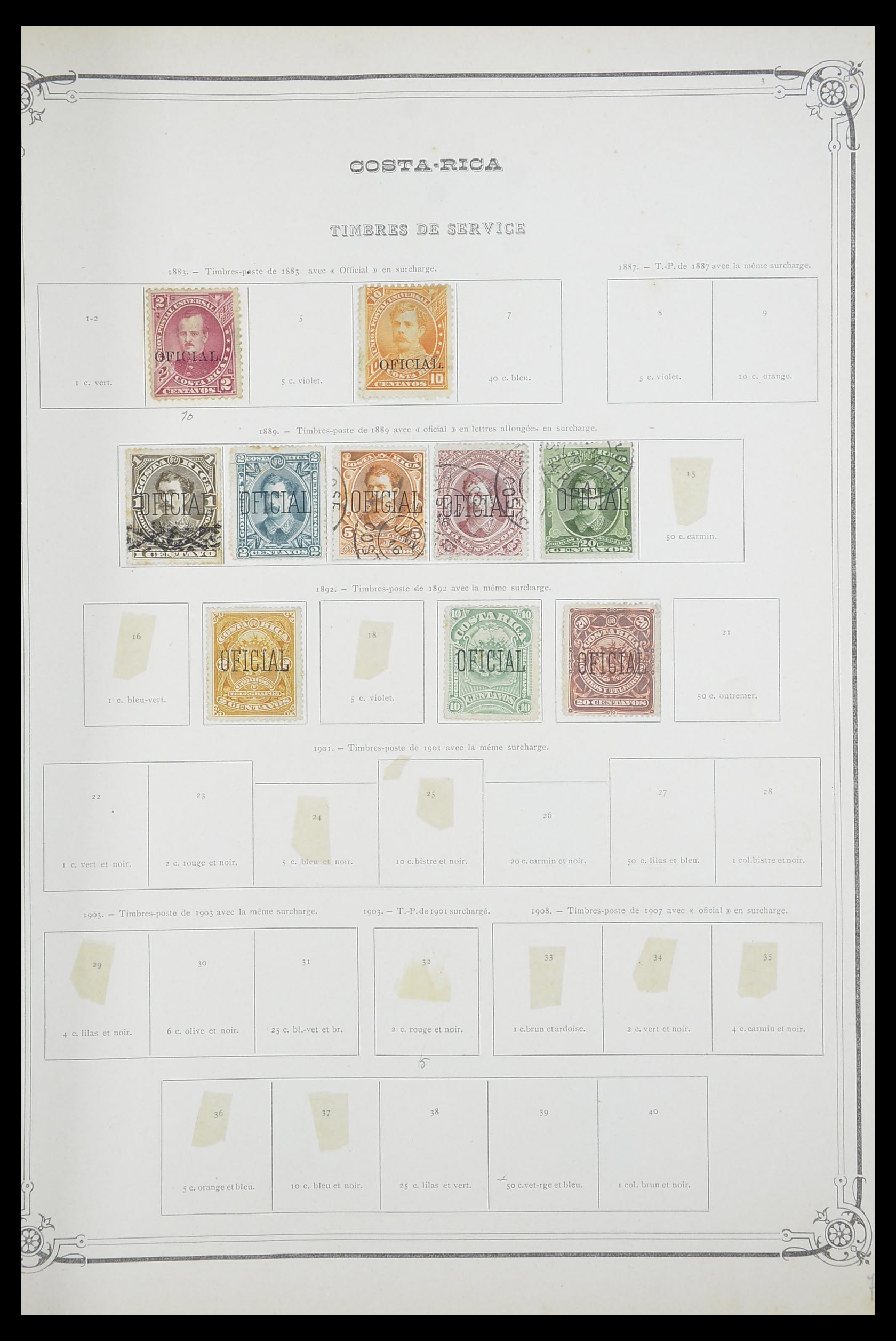 33903 054 - Postzegelverzameling 33903 Latijns Amerika 1853-1920.