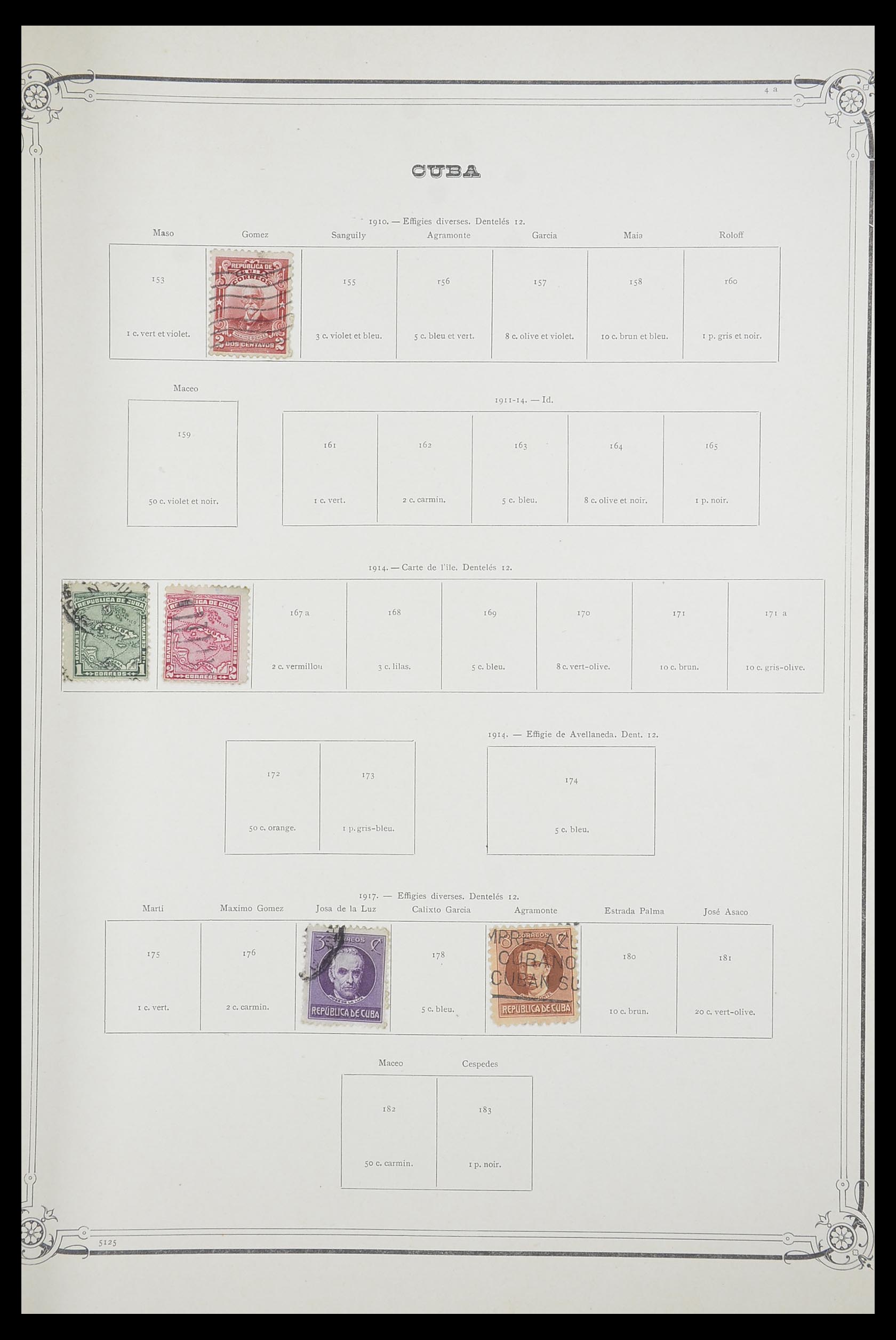 33903 057 - Postzegelverzameling 33903 Latijns Amerika 1853-1920.