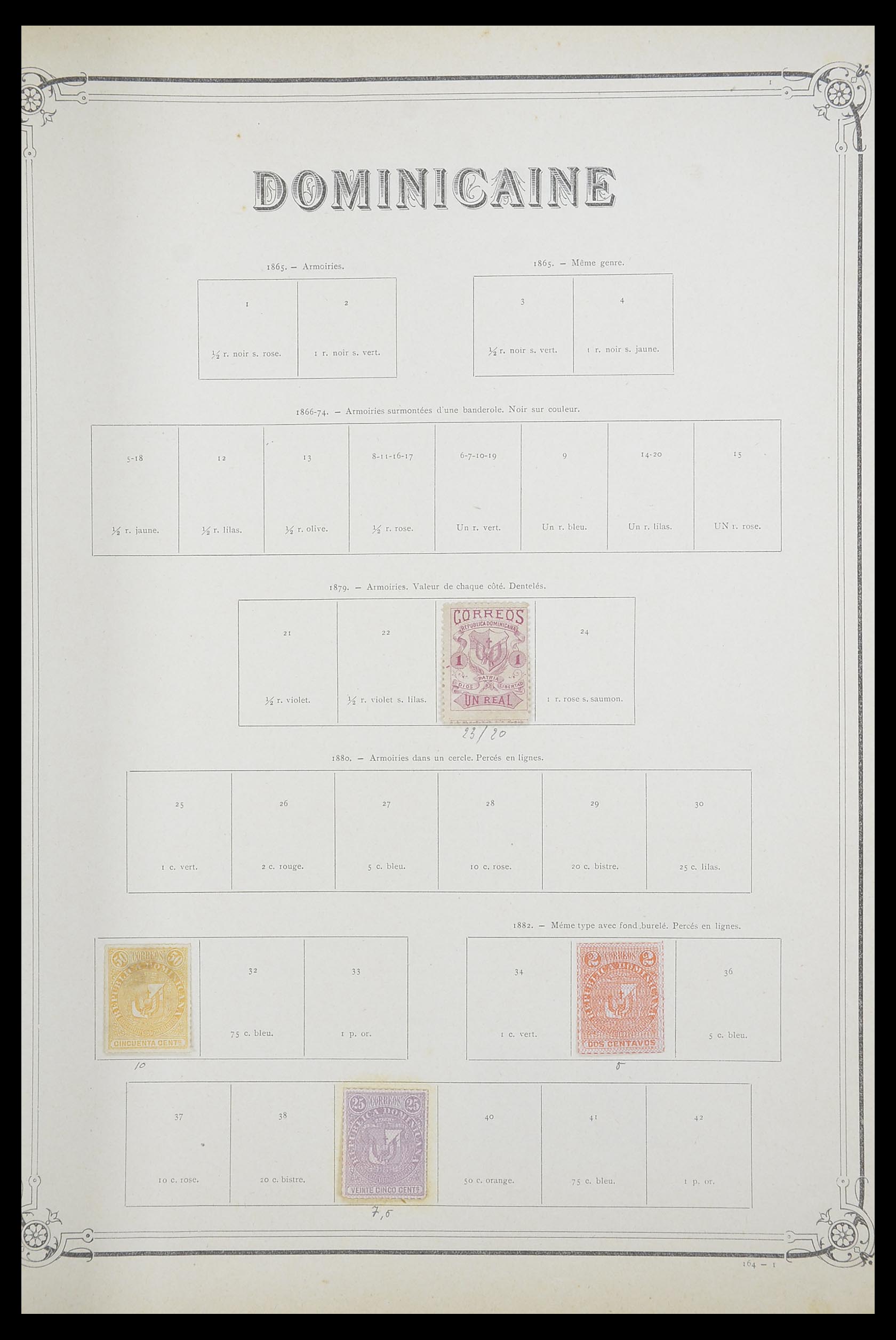 33903 058 - Postzegelverzameling 33903 Latijns Amerika 1853-1920.