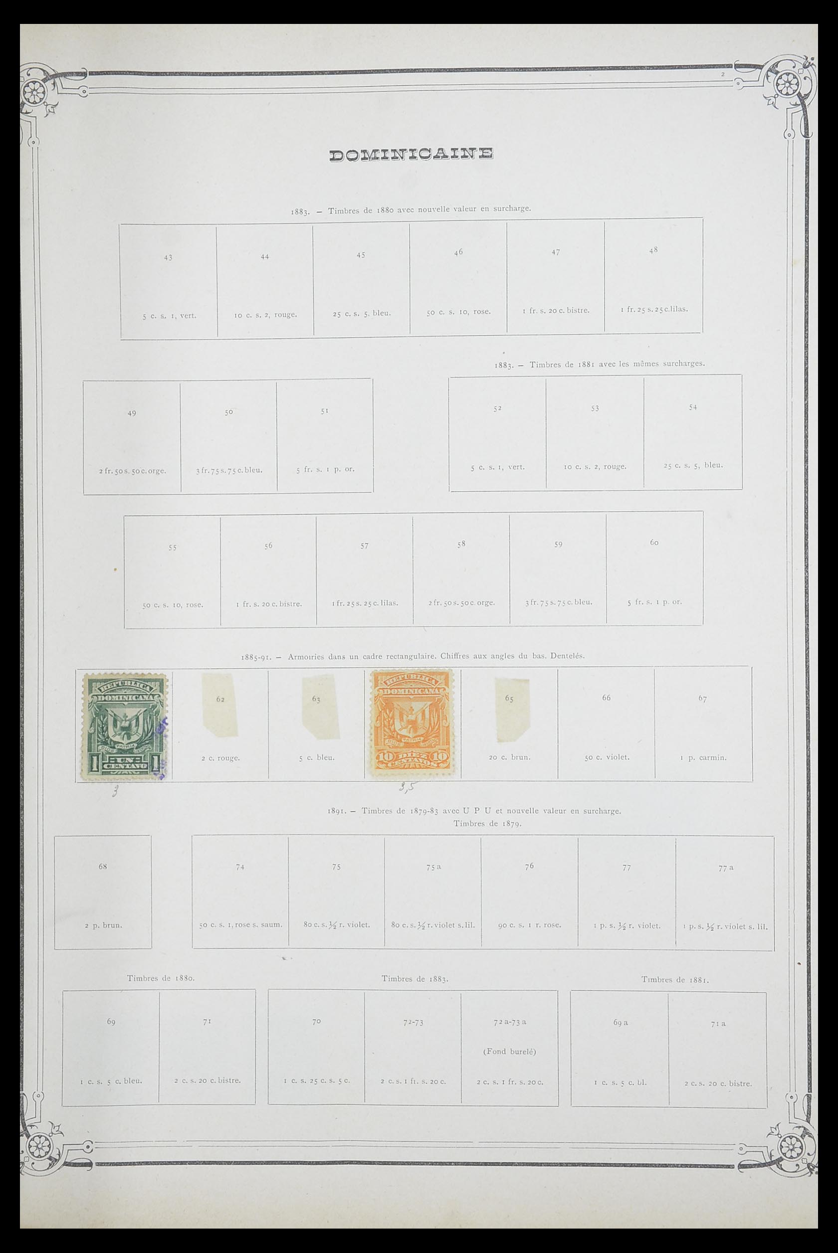 33903 060 - Postzegelverzameling 33903 Latijns Amerika 1853-1920.