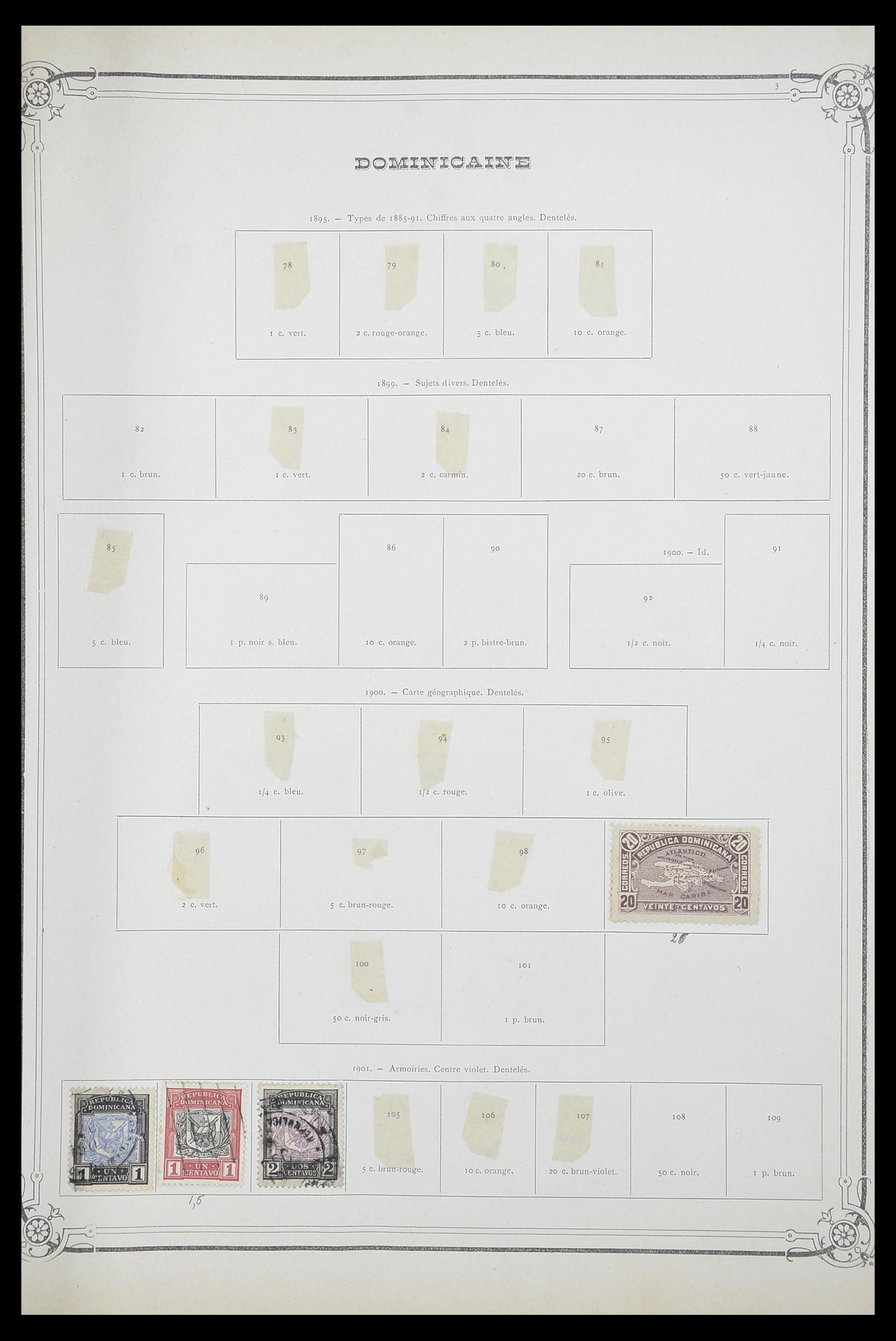33903 061 - Postzegelverzameling 33903 Latijns Amerika 1853-1920.