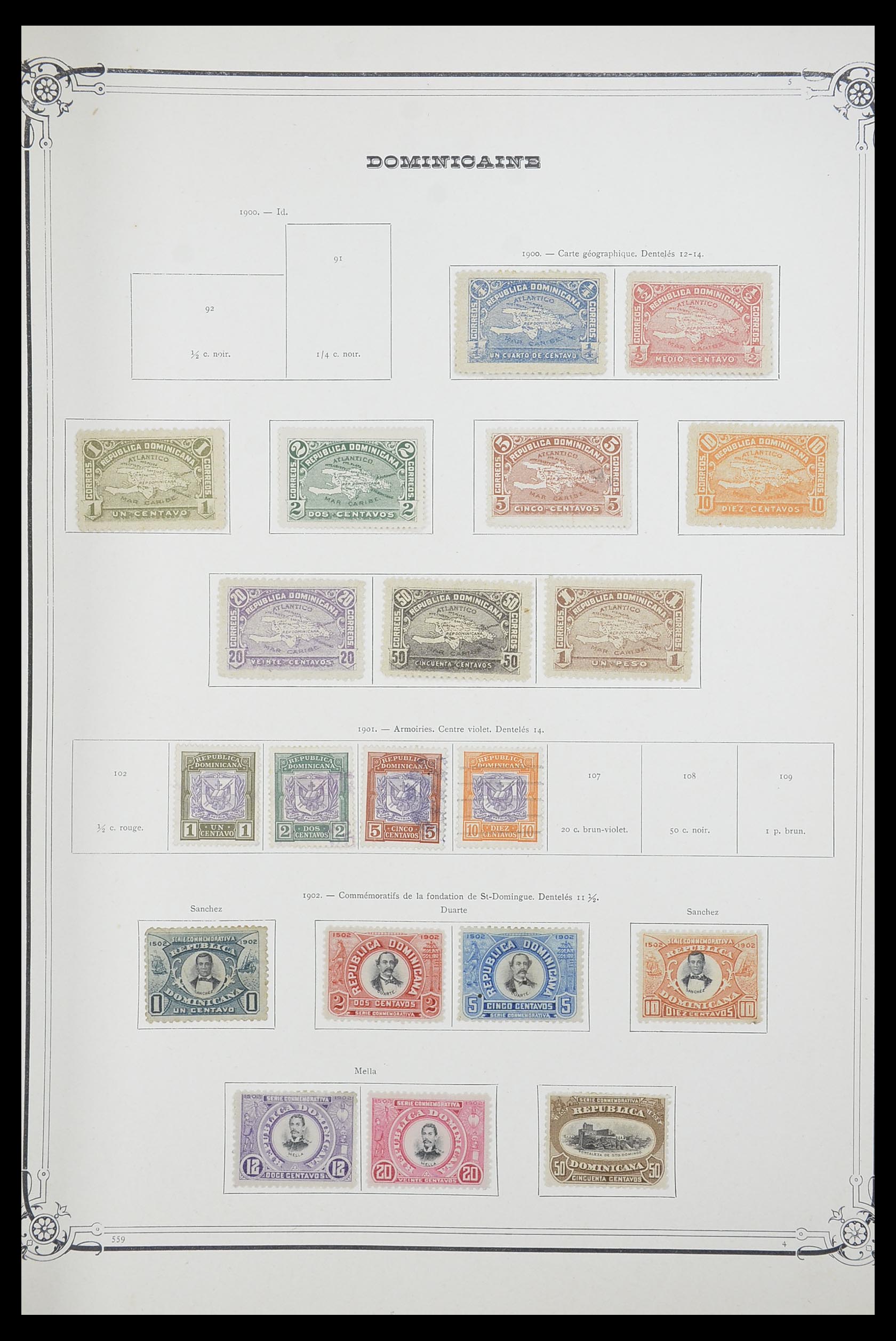 33903 062 - Postzegelverzameling 33903 Latijns Amerika 1853-1920.