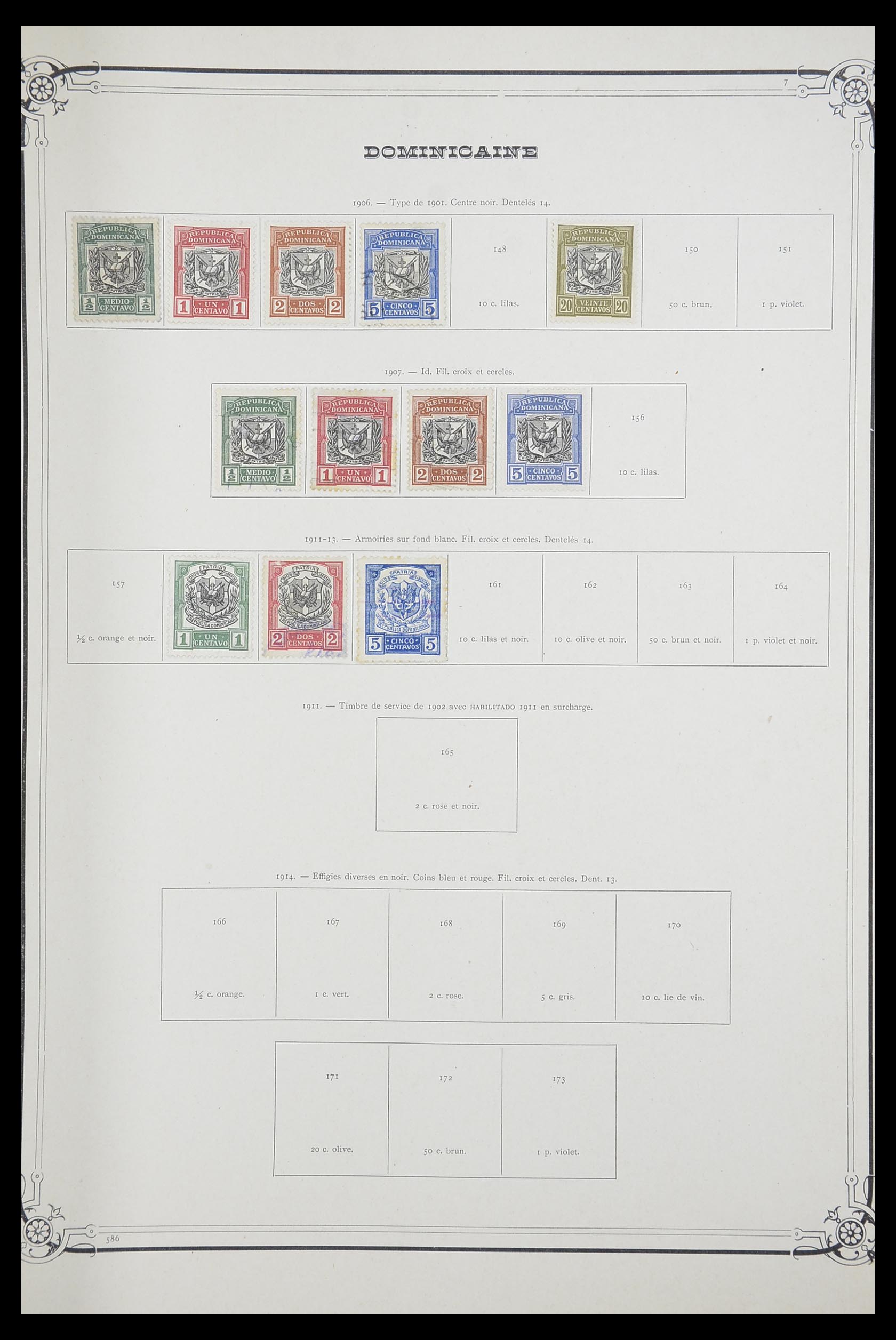 33903 063 - Postzegelverzameling 33903 Latijns Amerika 1853-1920.