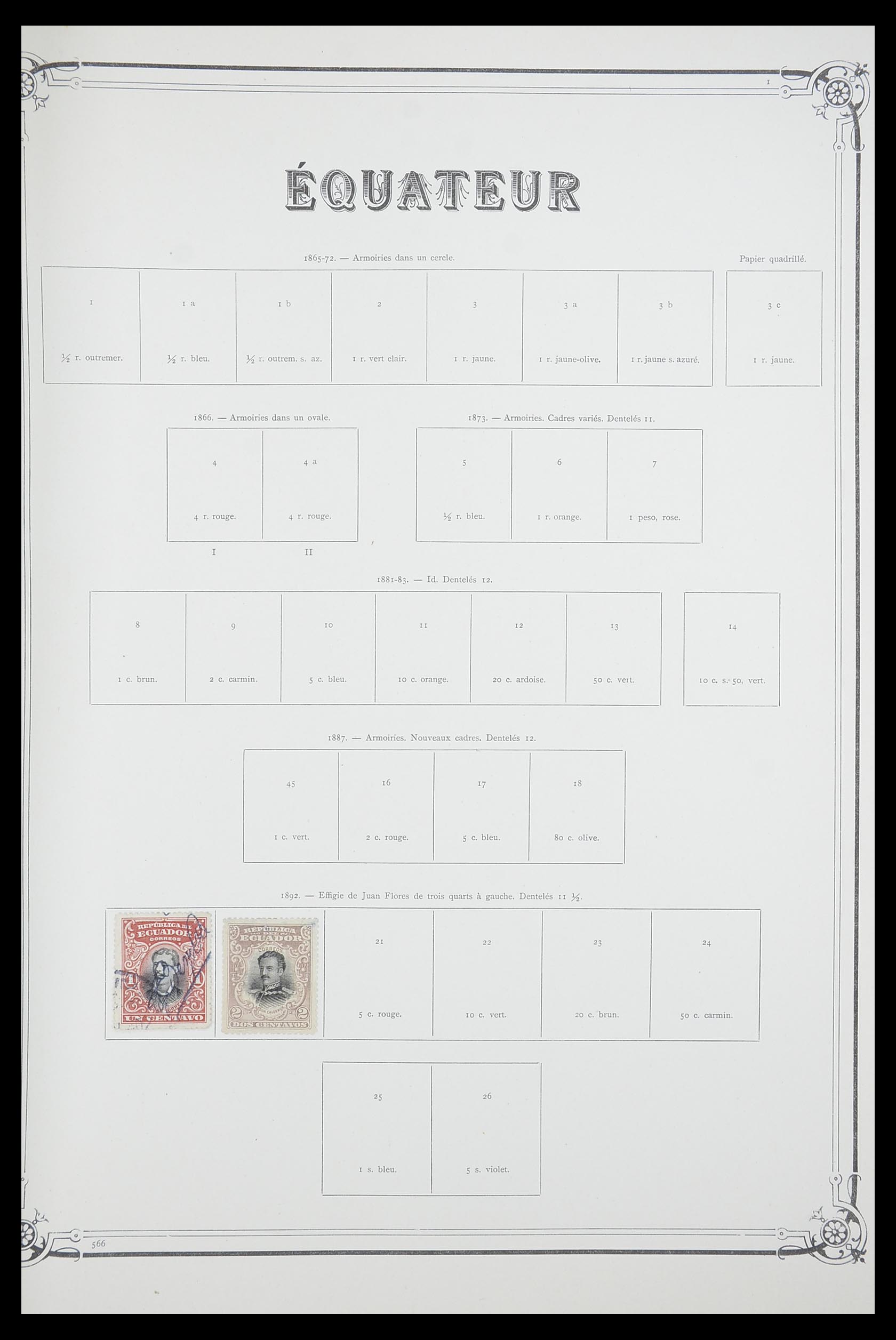 33903 067 - Postzegelverzameling 33903 Latijns Amerika 1853-1920.