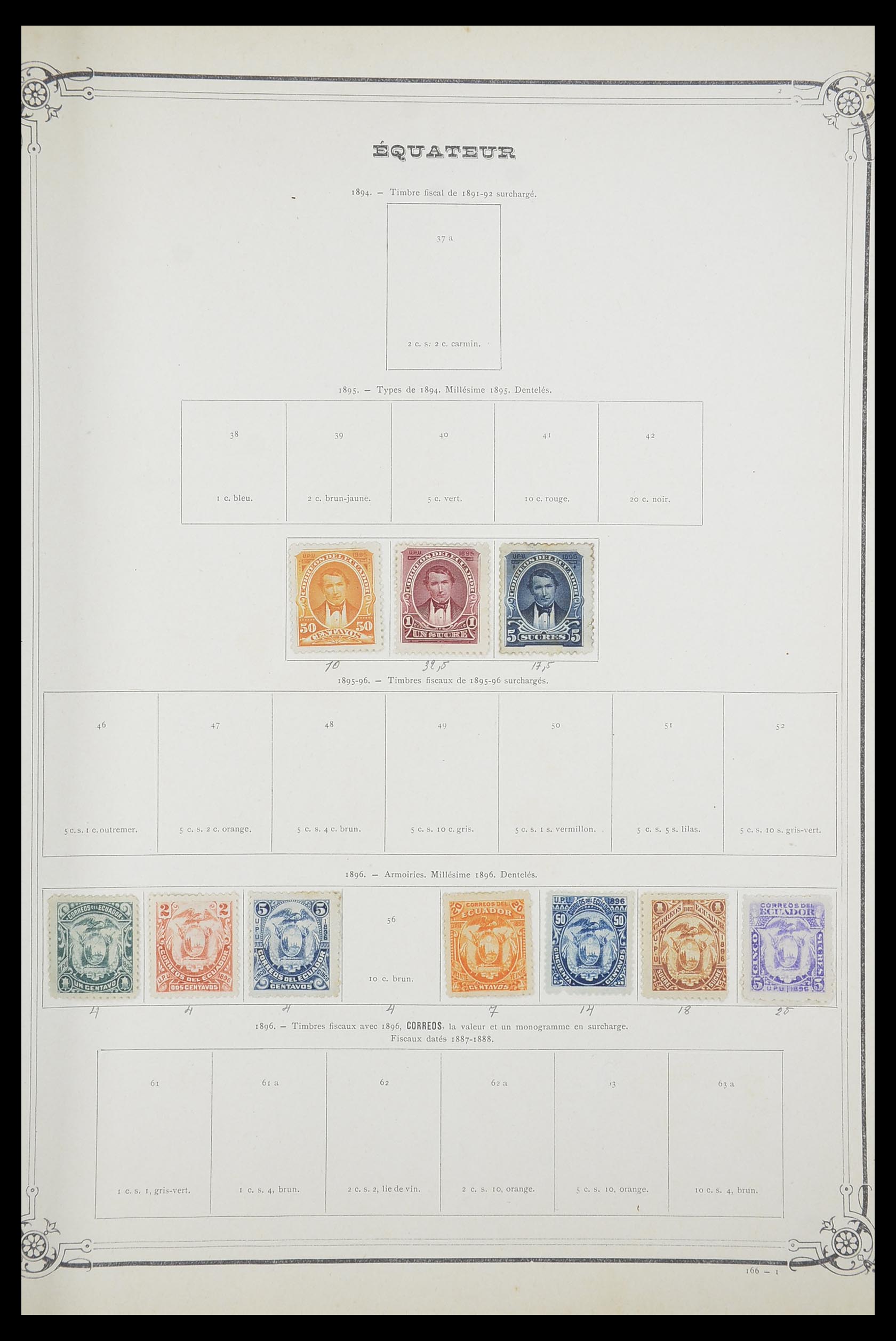 33903 069 - Postzegelverzameling 33903 Latijns Amerika 1853-1920.