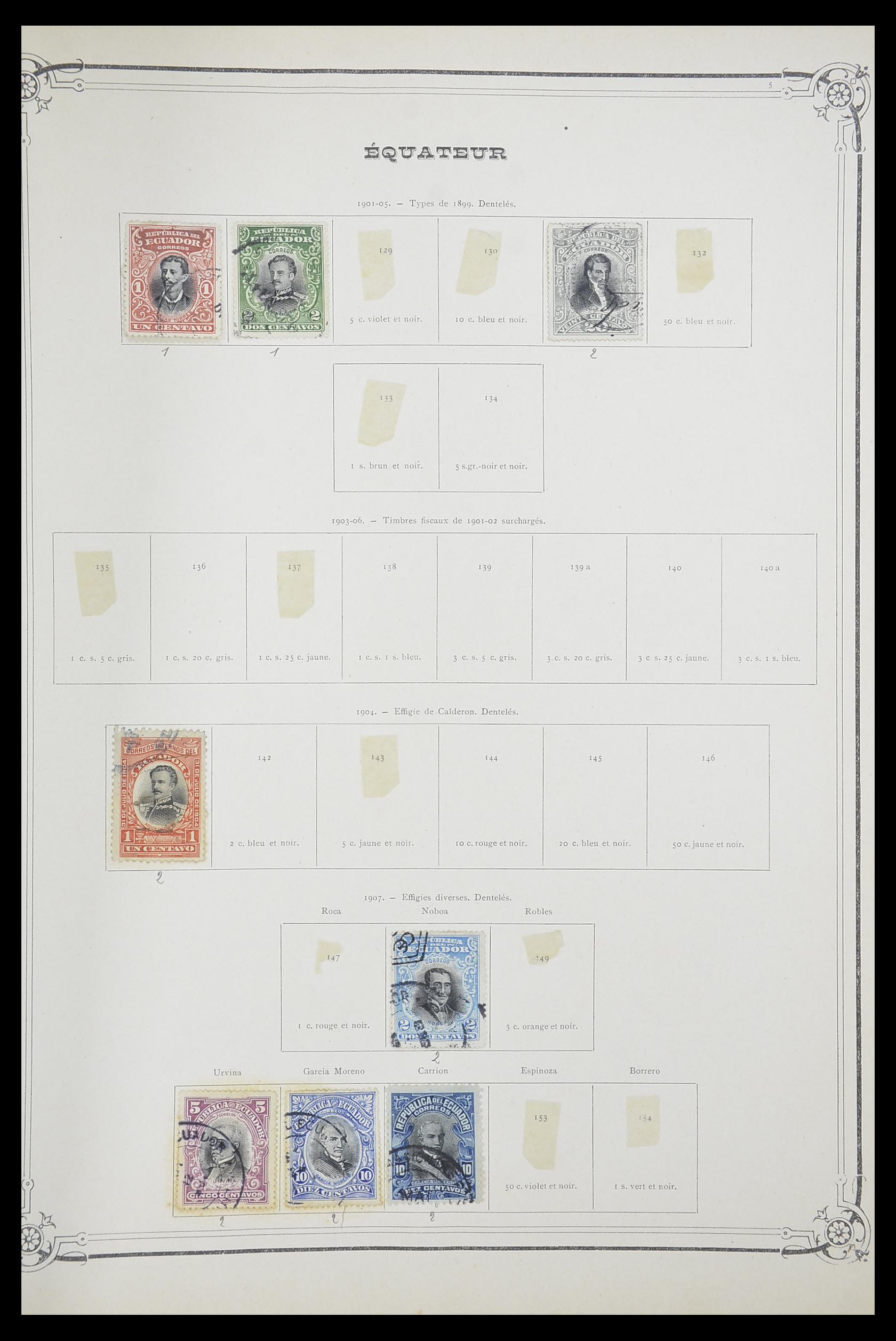 33903 072 - Postzegelverzameling 33903 Latijns Amerika 1853-1920.