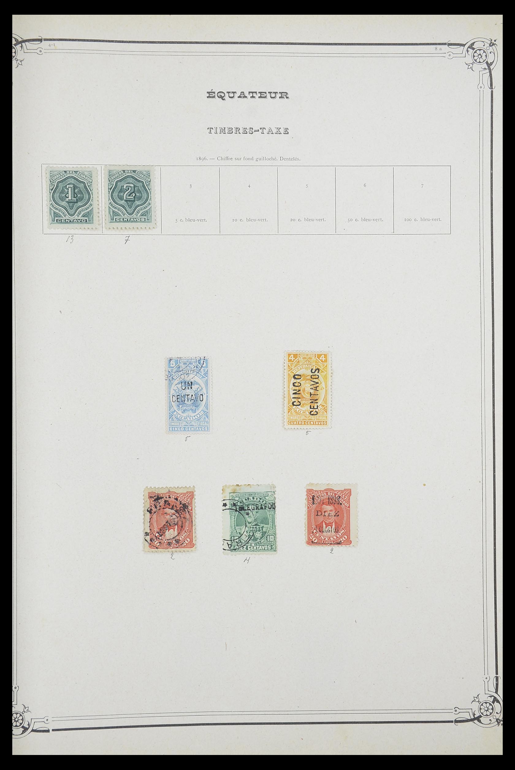 33903 073 - Postzegelverzameling 33903 Latijns Amerika 1853-1920.