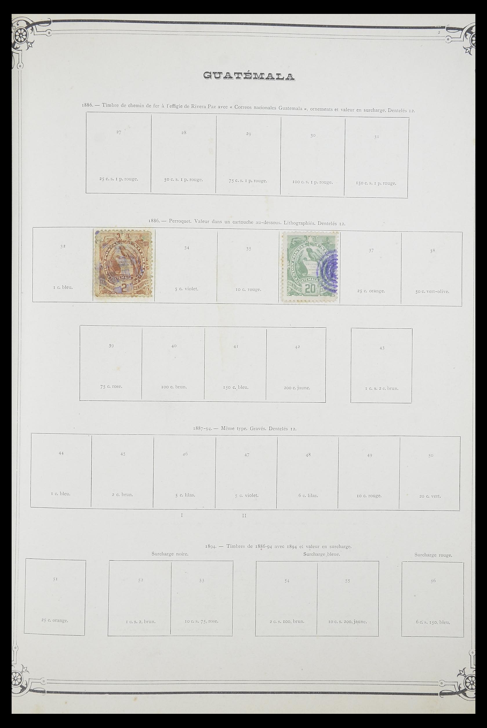 33903 077 - Postzegelverzameling 33903 Latijns Amerika 1853-1920.