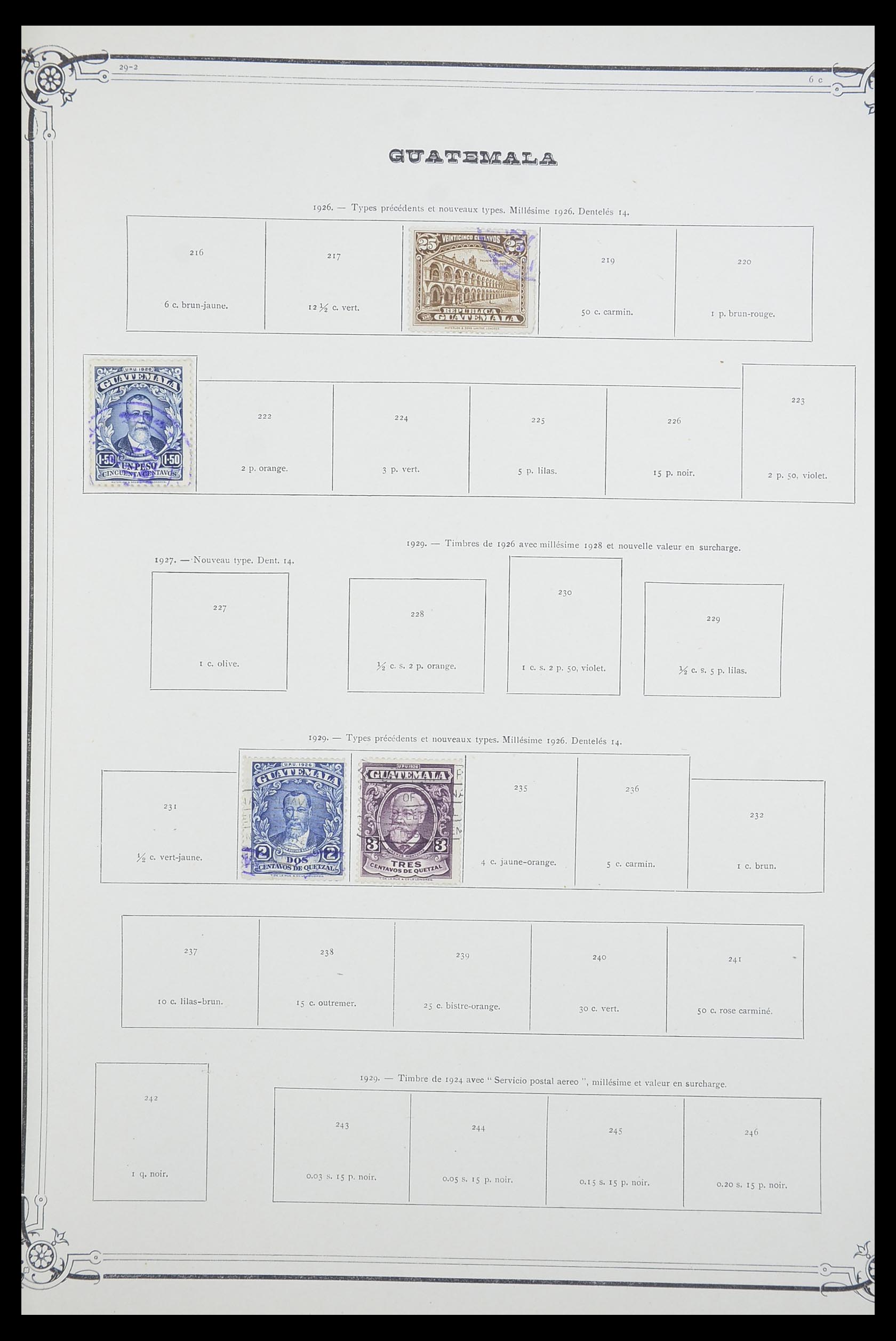 33903 081 - Postzegelverzameling 33903 Latijns Amerika 1853-1920.
